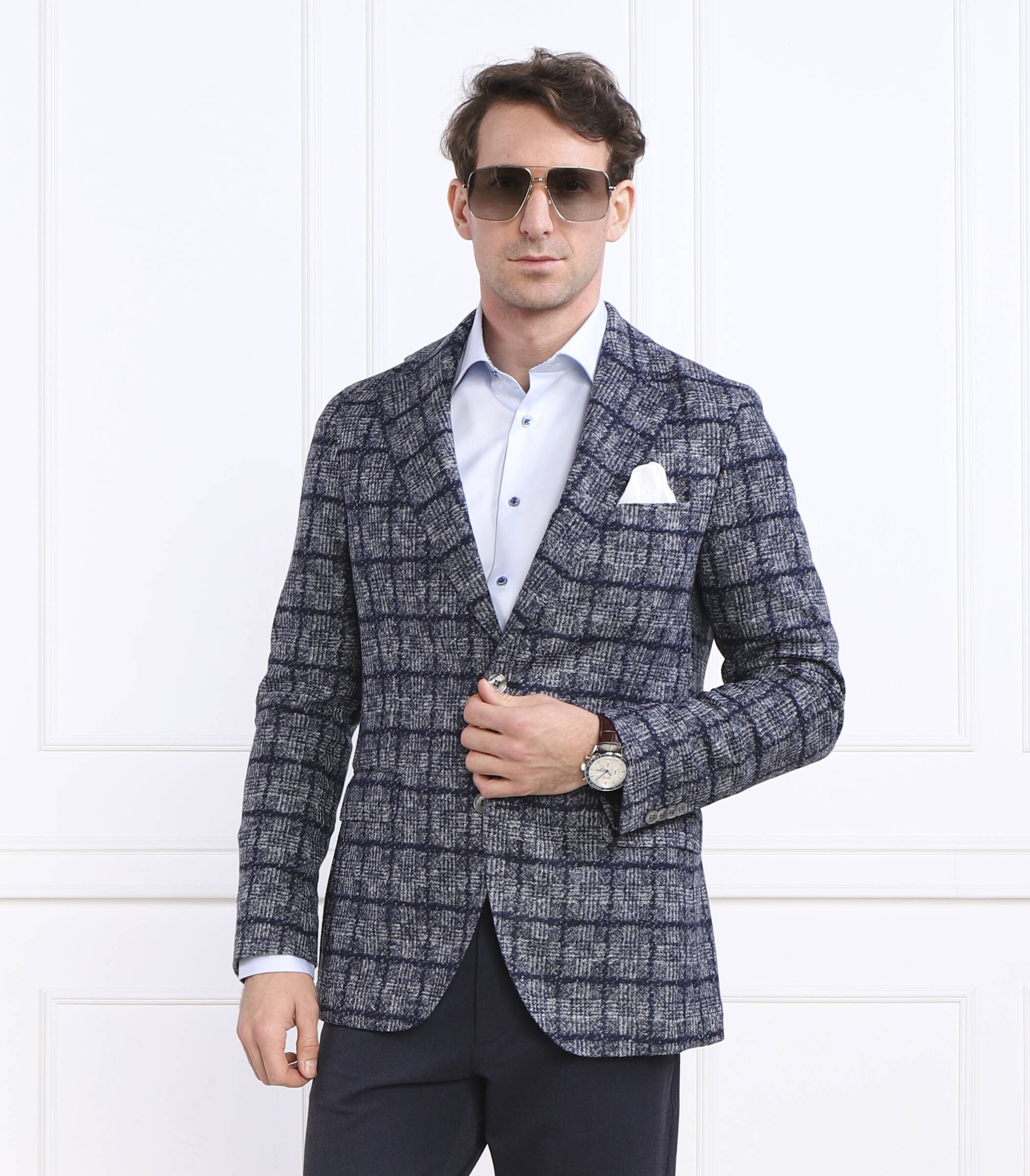 Oscar Jacobson Sacou Egel | Regular Fit cu adaos de lână