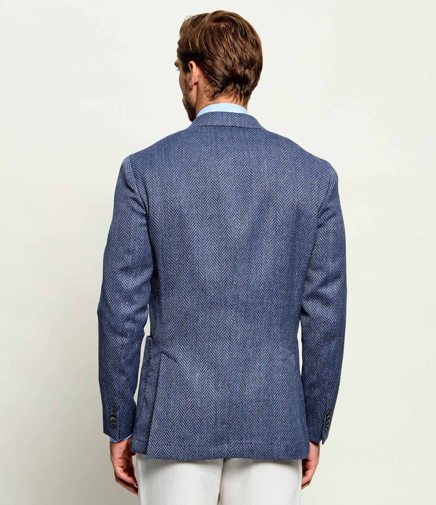 Oscar Jacobson Sacou Farris Patch | regular fit cu adaos de lână