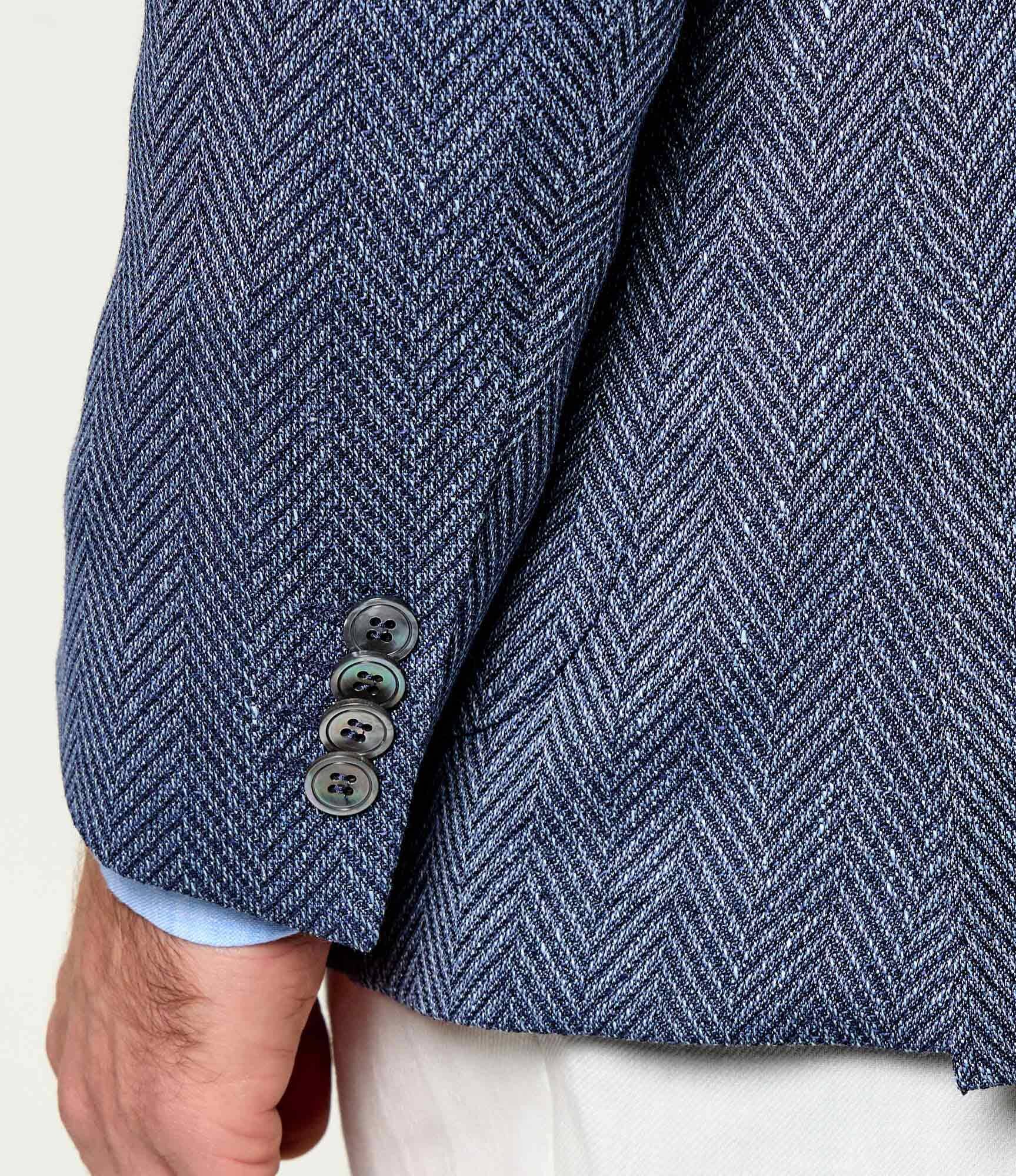 Oscar Jacobson Sacou Farris Patch | regular fit cu adaos de lână