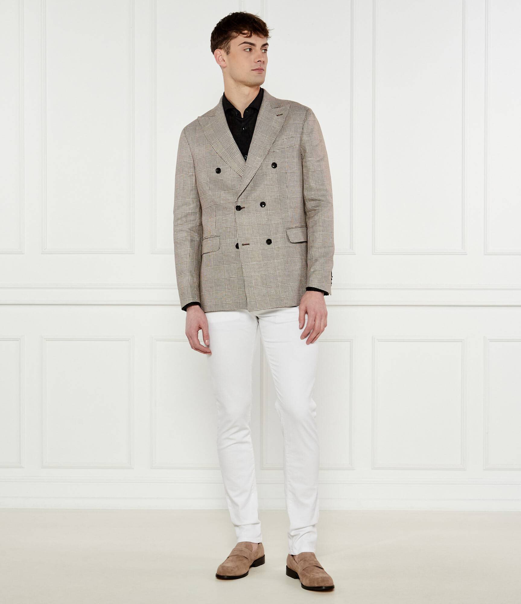 Oscar Jacobson Sacou Farris | Regular Fit | cu adaos de in