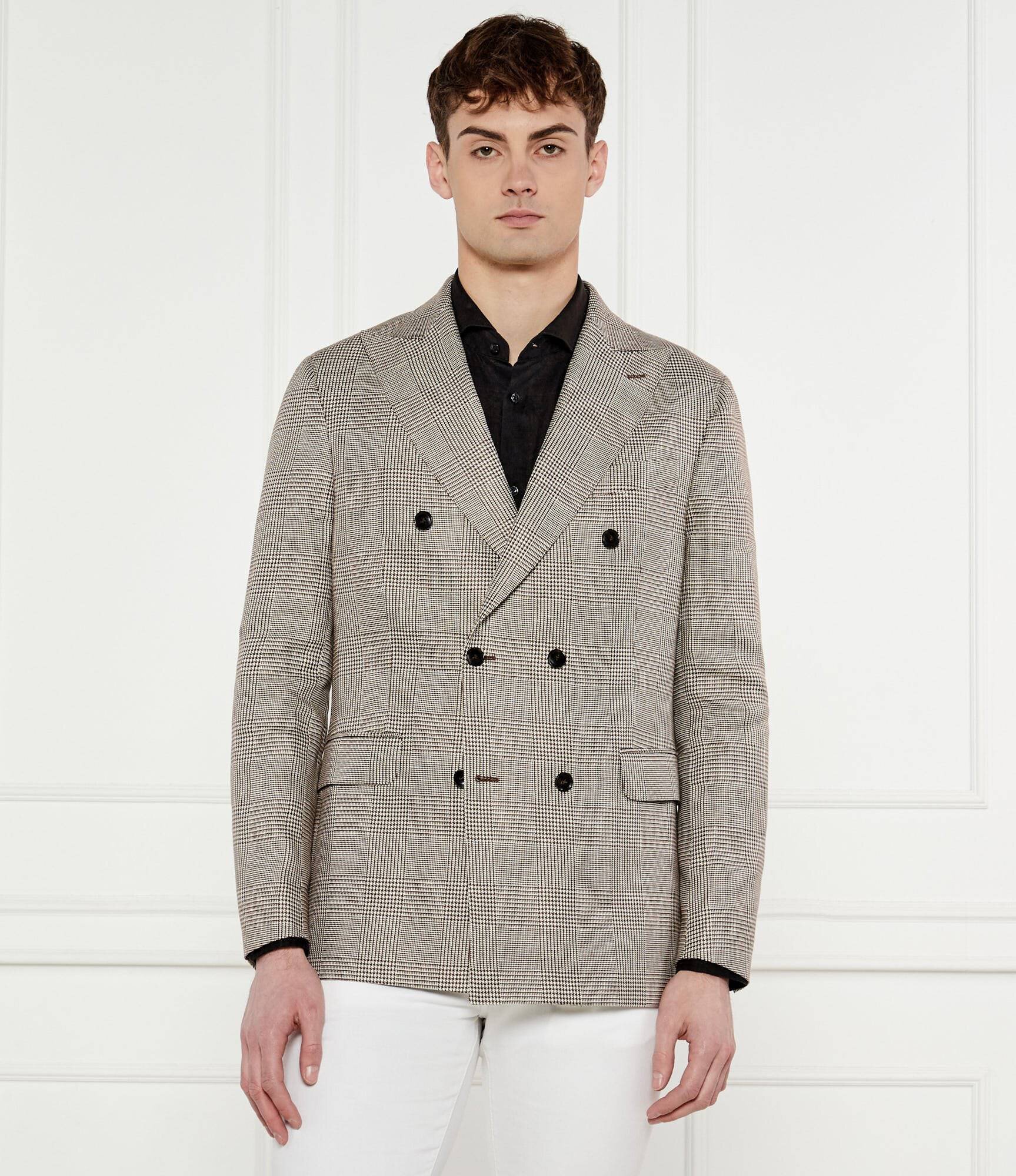 Oscar Jacobson Sacou Farris | Regular Fit | cu adaos de in