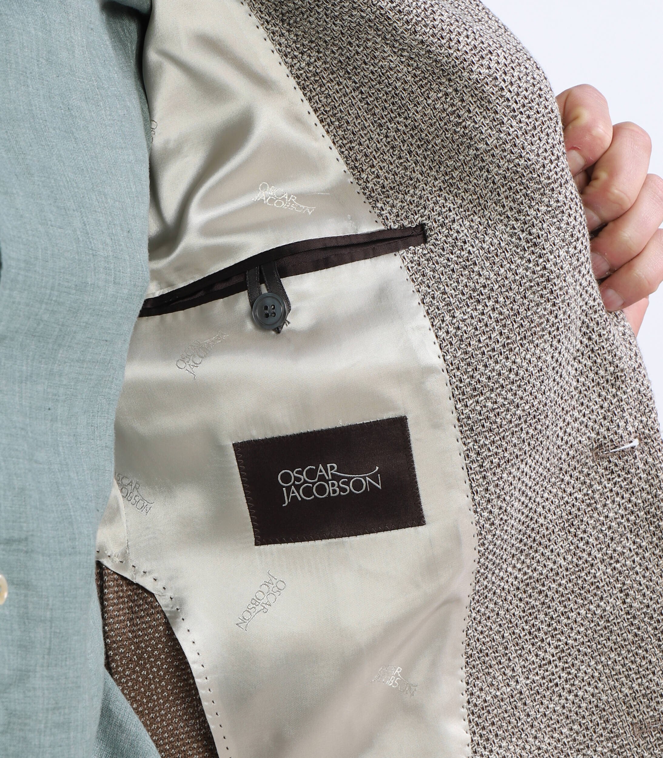 Oscar Jacobson Sacou Ferry Patch | Slim Fit