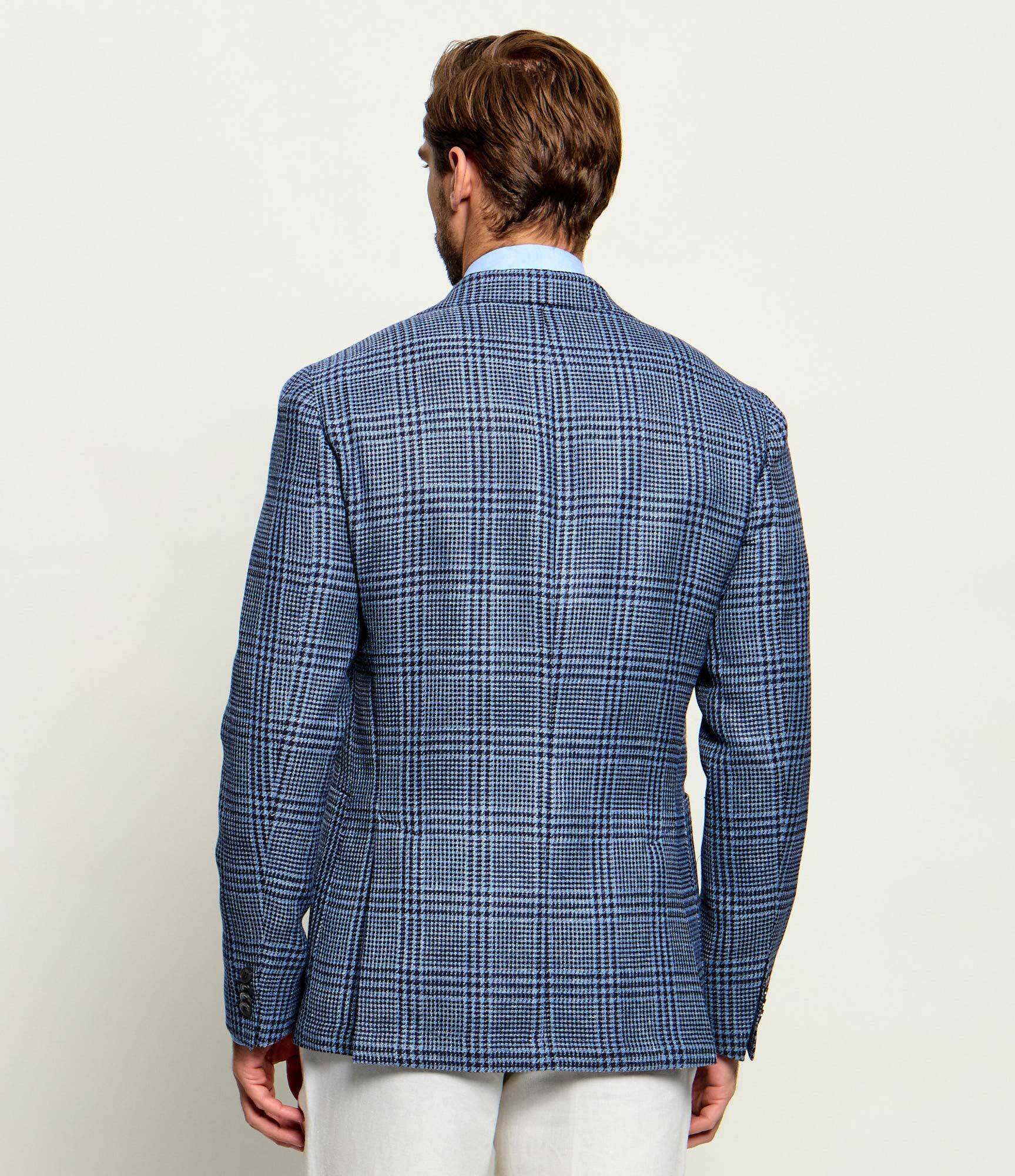Oscar Jacobson Sacou Ferry Patch | Slim Fit cu adaos de lână