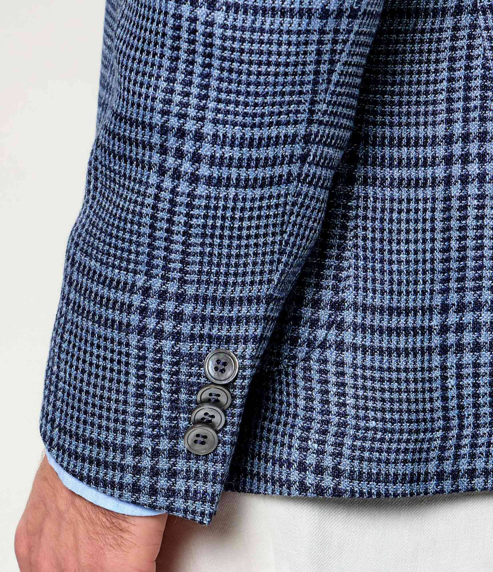 Oscar Jacobson Sacou Ferry Patch | Slim Fit cu adaos de lână