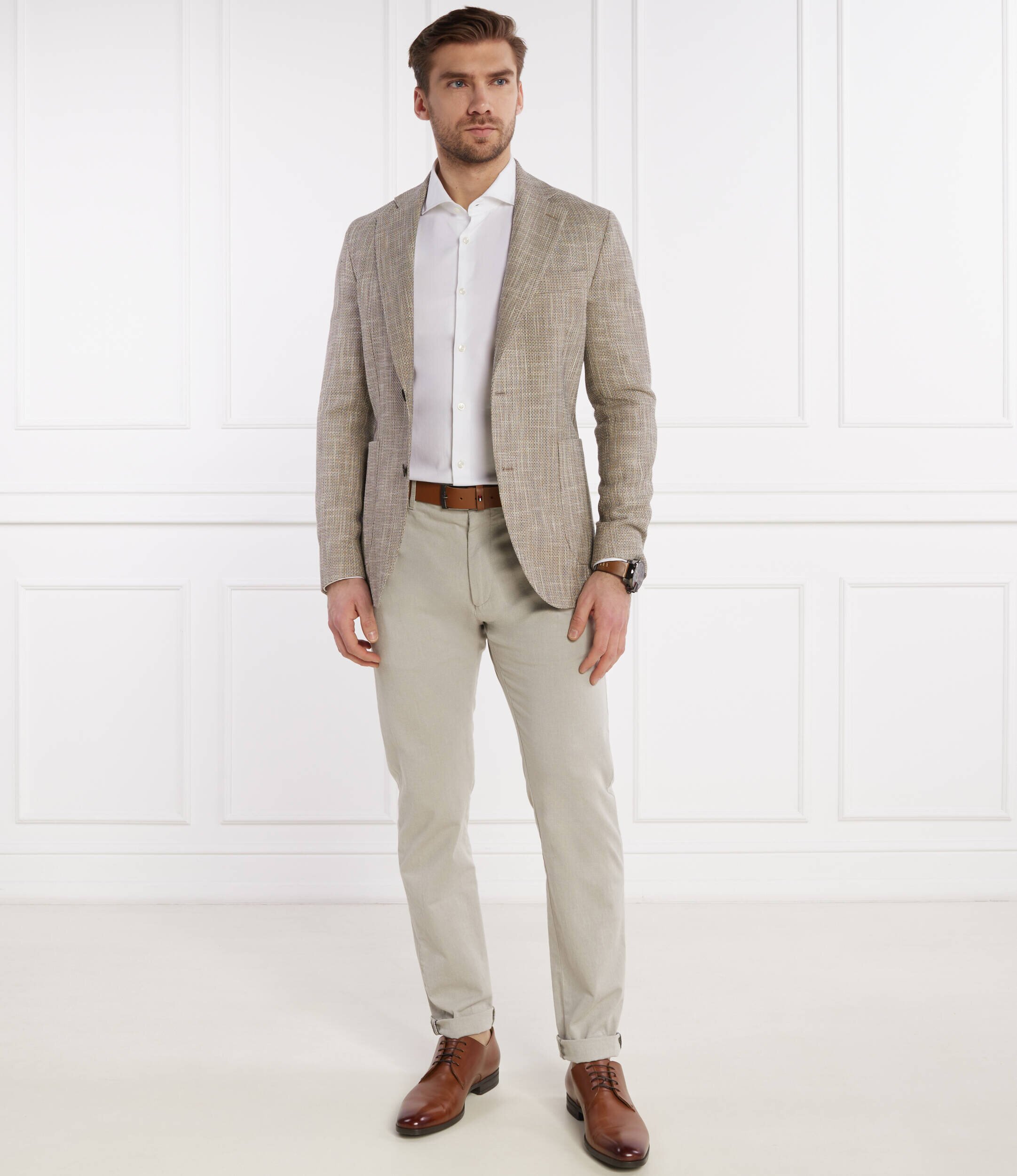 Oscar Jacobson Sacou Ferry Patch Soft | Regular Fit