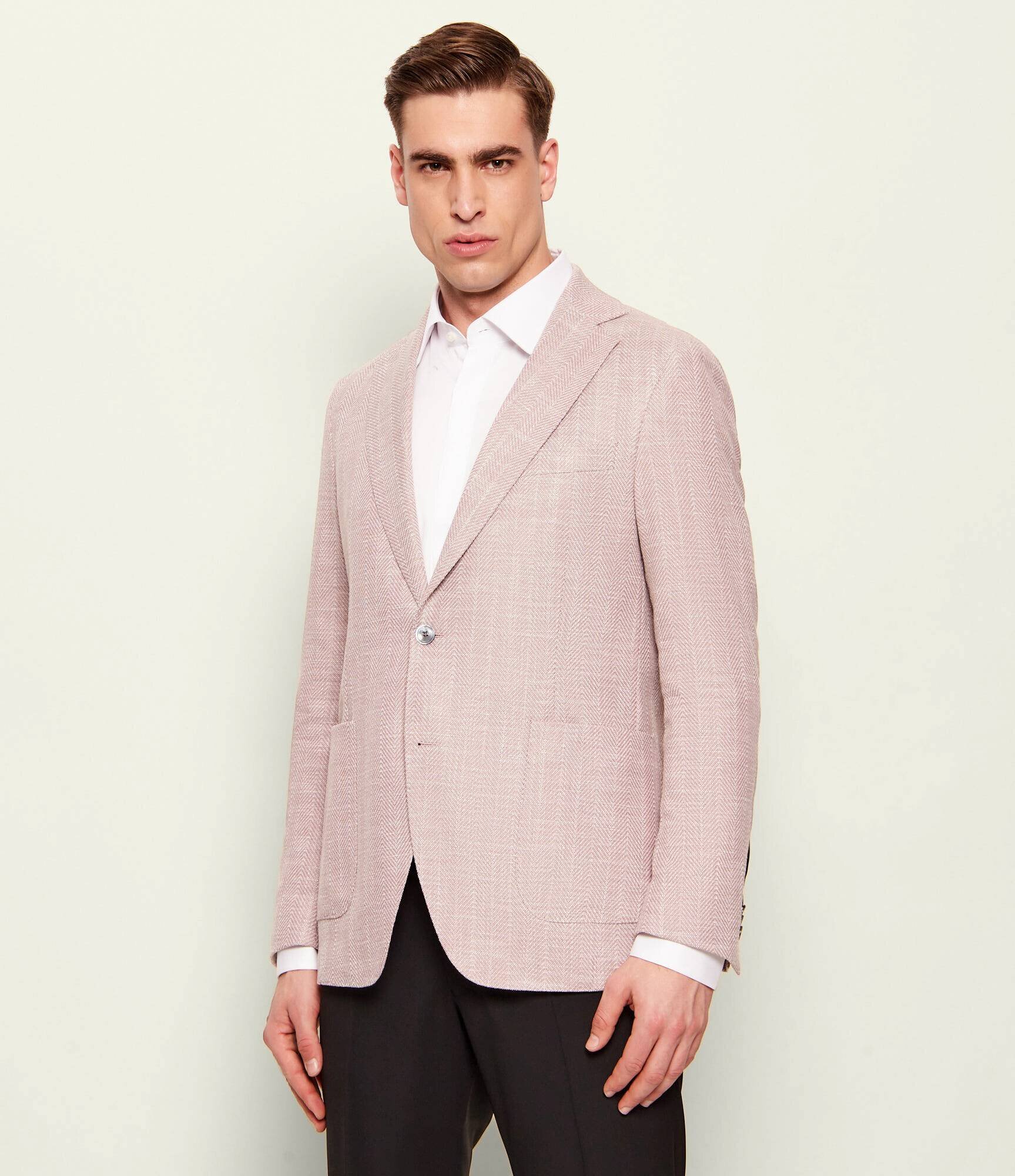 Oscar Jacobson Sacou Ferry | regular fit | cu adaos de in