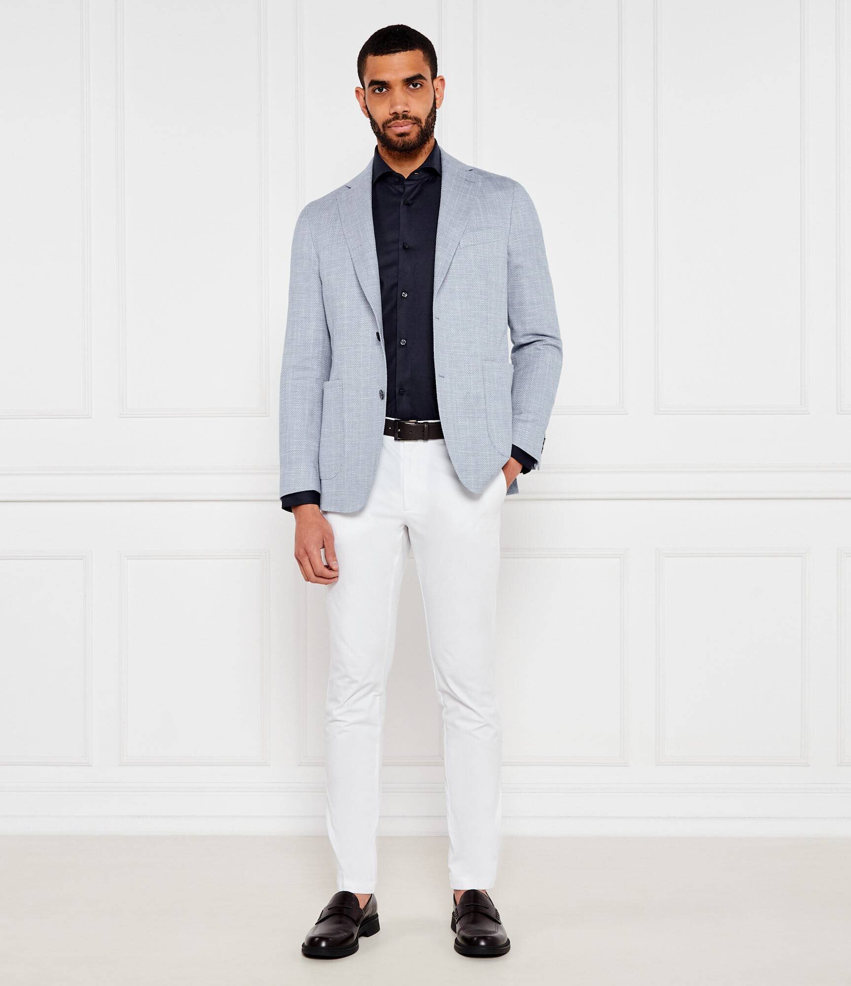 Oscar Jacobson Sacou Ferry | Regular Fit | cu adaos de in