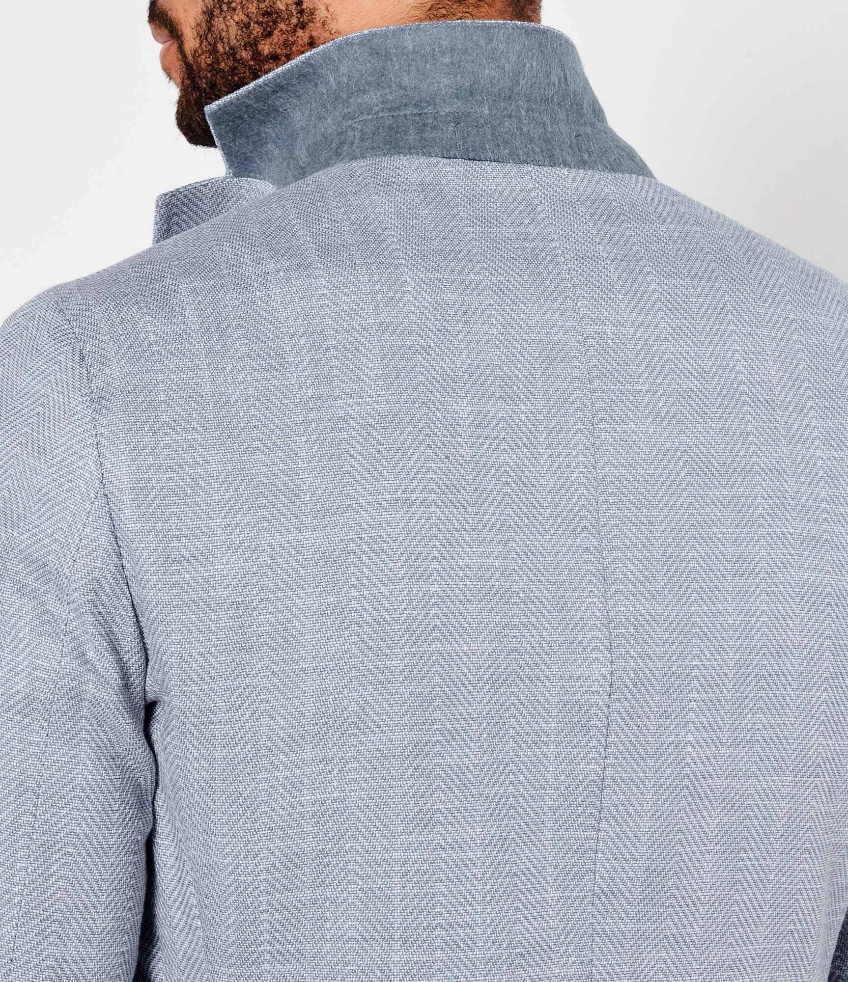 Oscar Jacobson Sacou Ferry | Regular Fit | cu adaos de in
