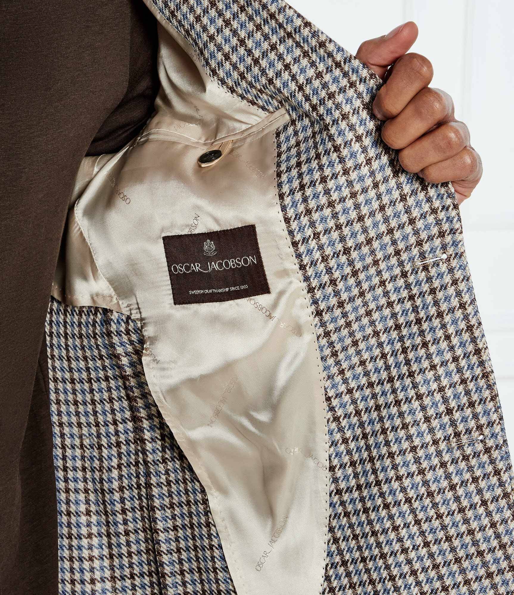 Oscar Jacobson Sacou Ferry | regular fit | cu adaos de in
