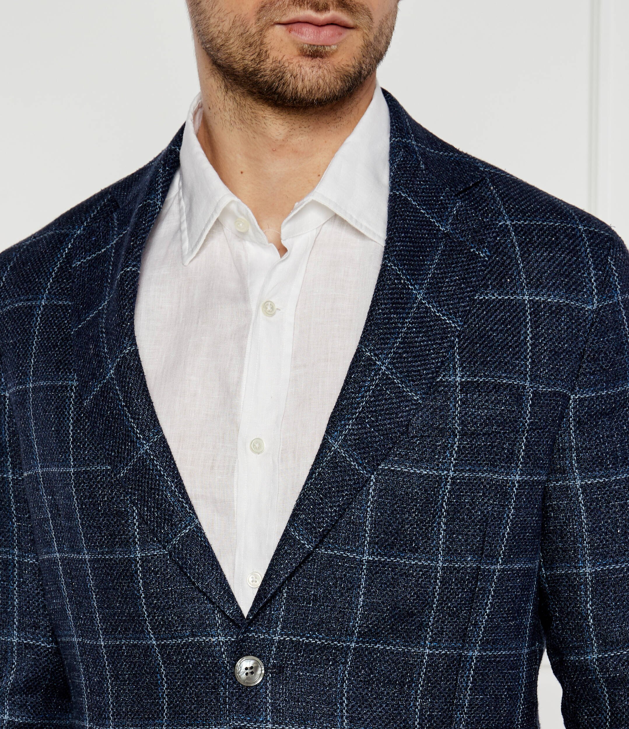 Oscar Jacobson Sacou Ferry | Regular Fit | cu adaos de in