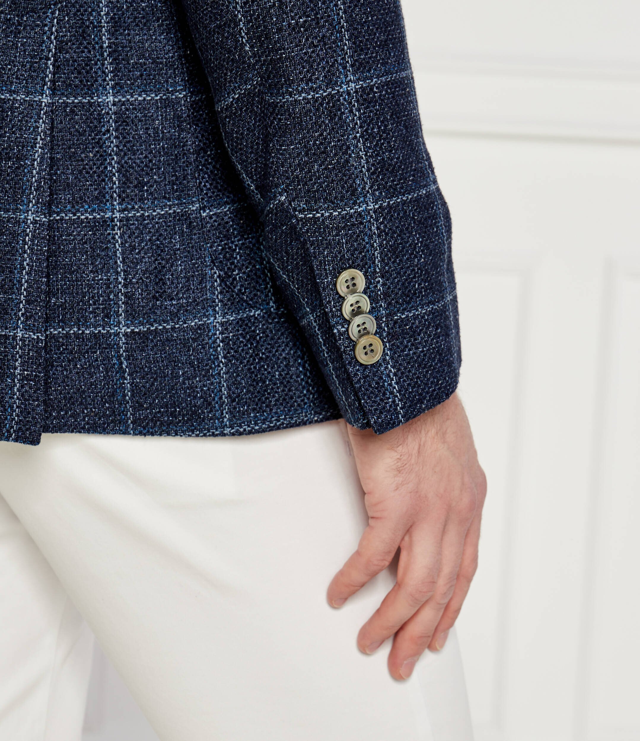 Oscar Jacobson Sacou Ferry | Regular Fit | cu adaos de in