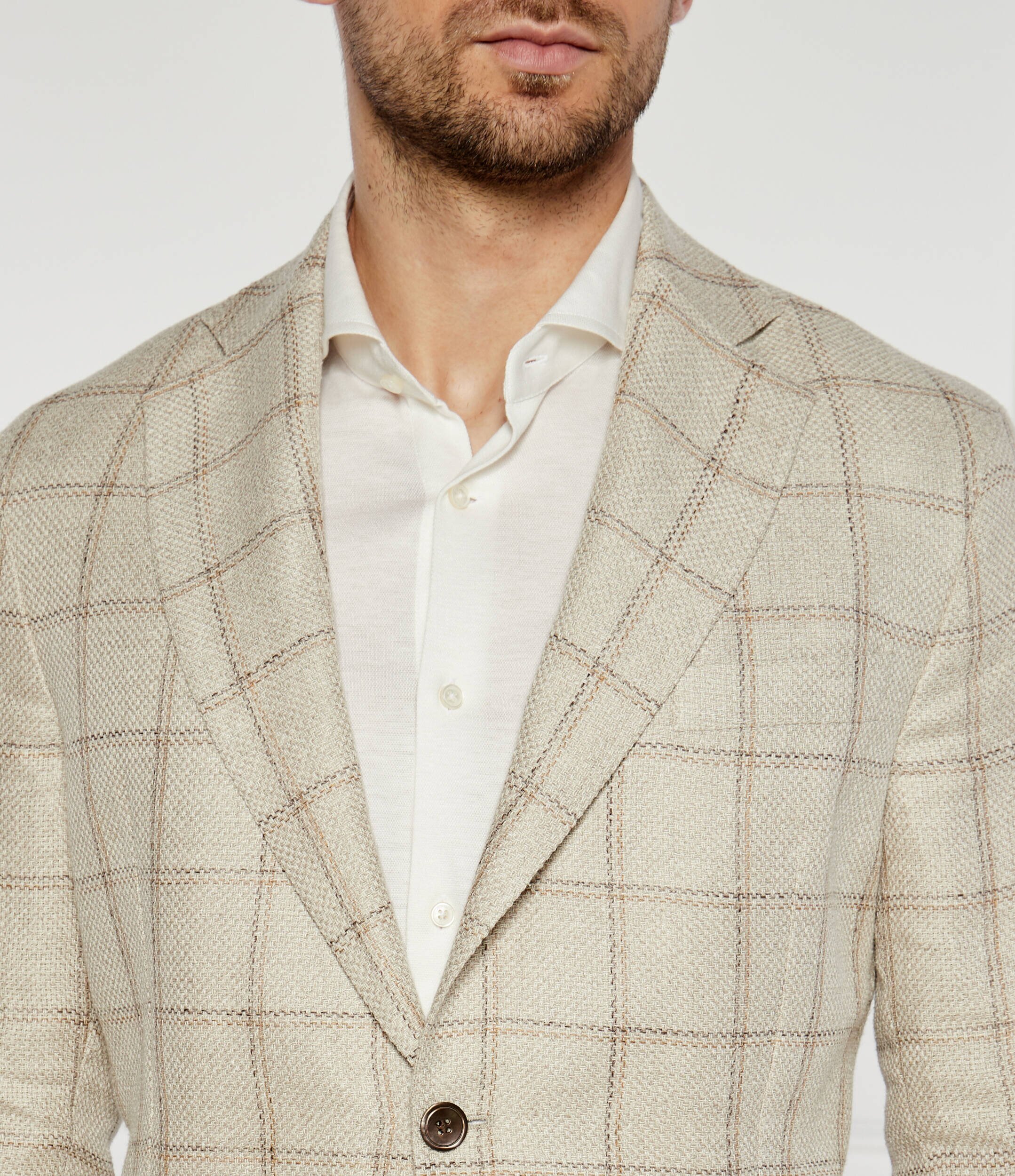 Oscar Jacobson Sacou Ferry Soft | Regular Fit | cu adaos de in