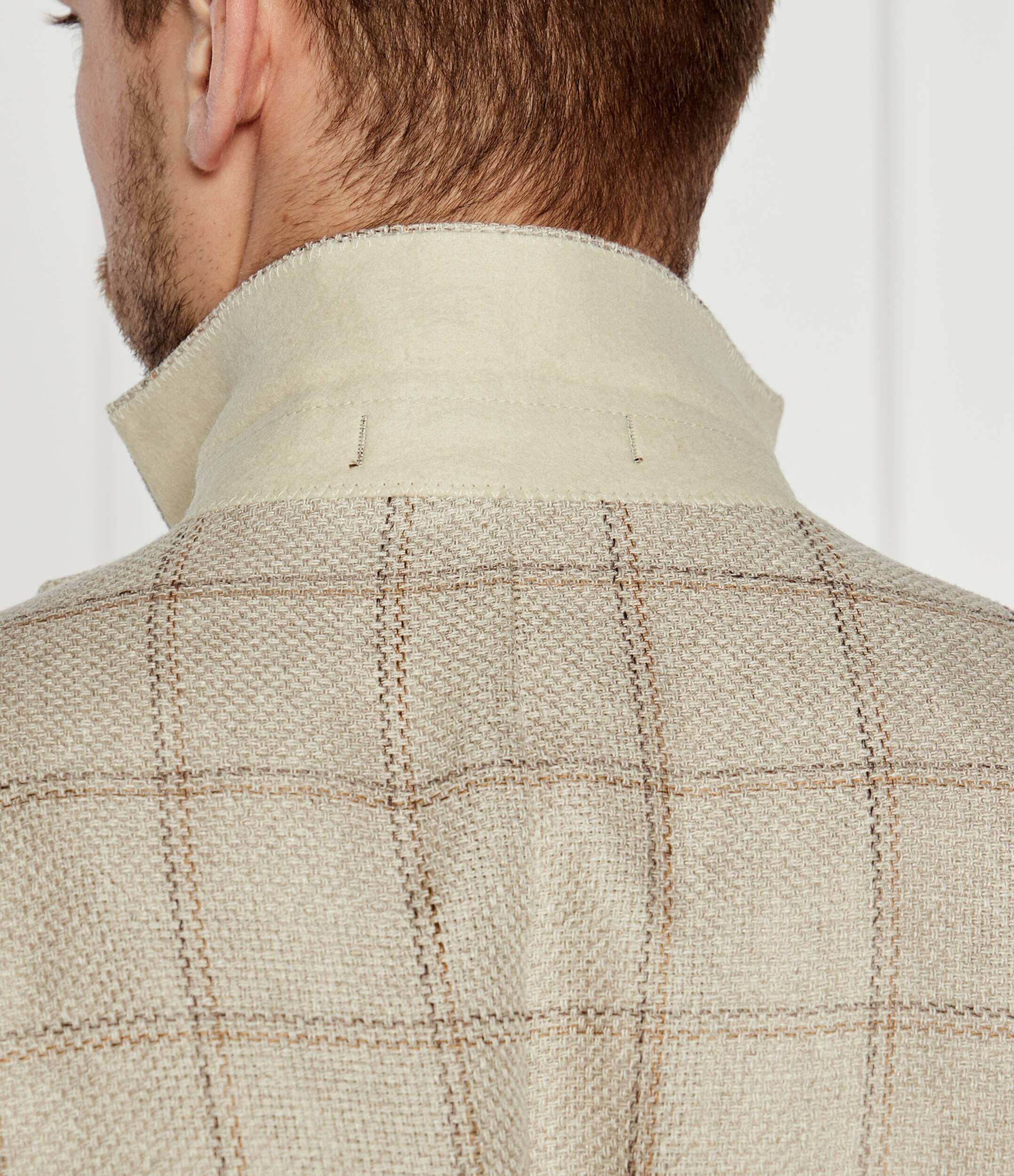 Oscar Jacobson Sacou Ferry Soft | Regular Fit | cu adaos de in