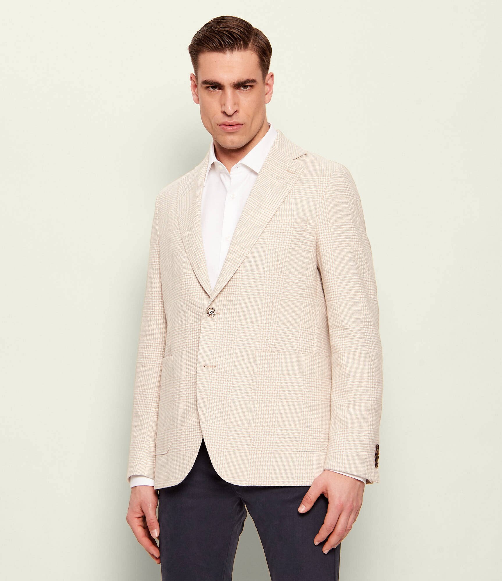 Oscar Jacobson Sacou Fogerty | regular fit | cu adaos de in