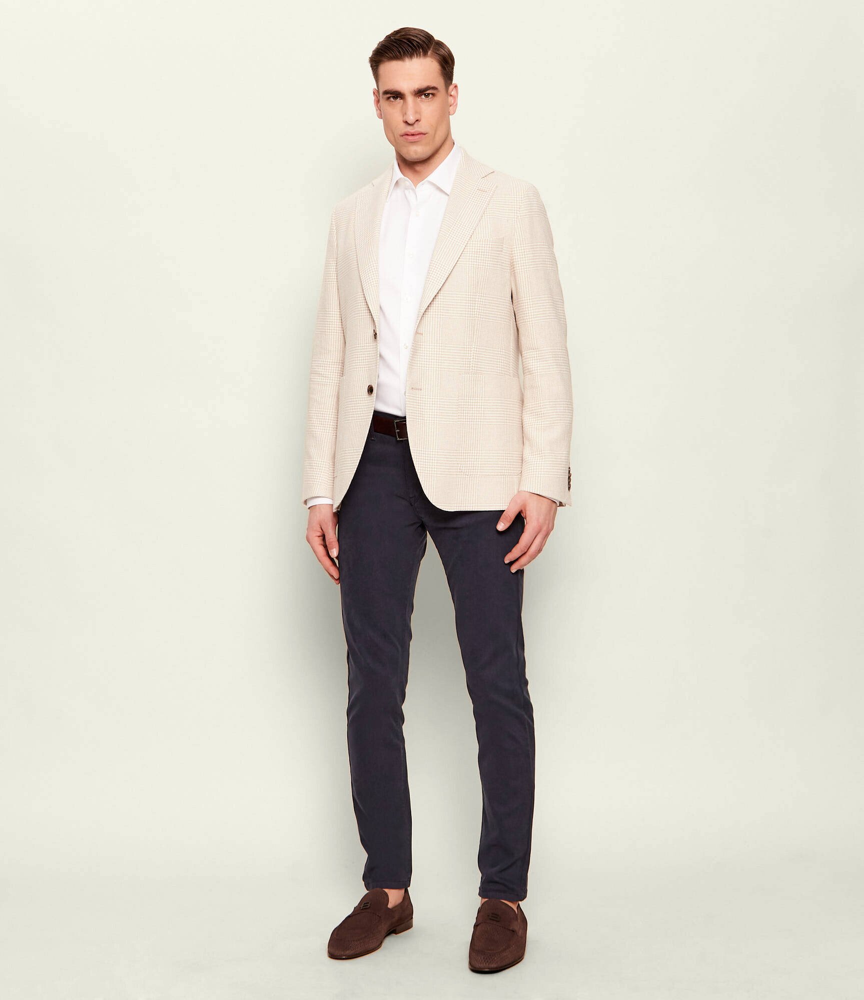 Oscar Jacobson Sacou Fogerty | regular fit | cu adaos de in
