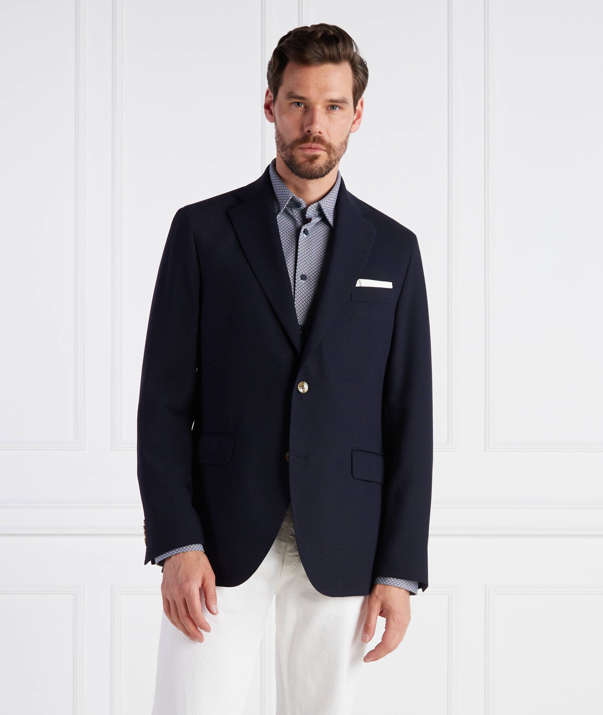 Oscar Jacobson Sacou Fogerty | regular fit cu adaos de lână