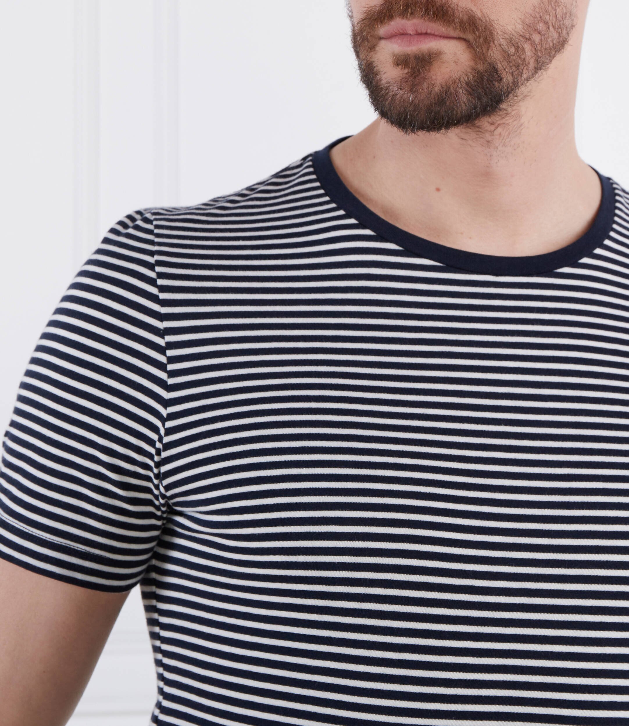 Oscar Jacobson Tricou Kyran Striped | Regular Fit