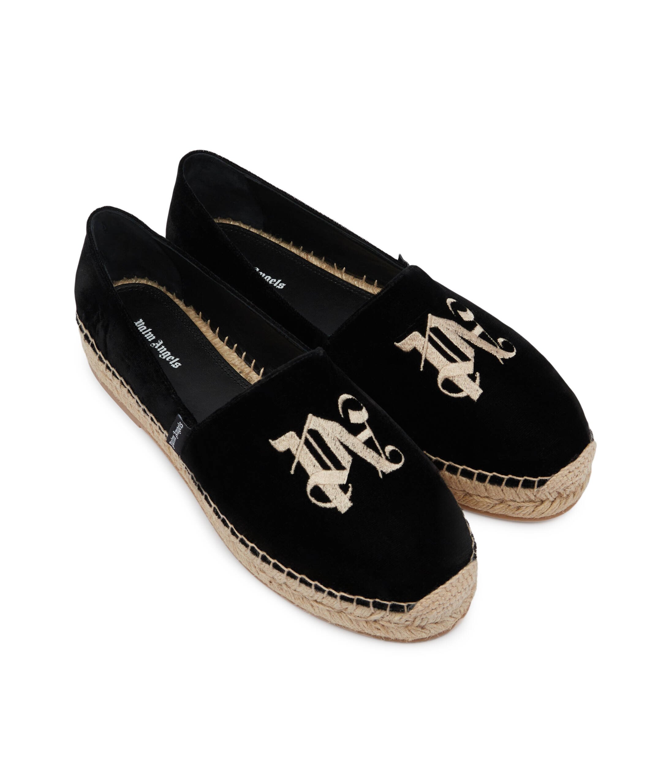PALM ANGELS Espadrile cu adaos de piele