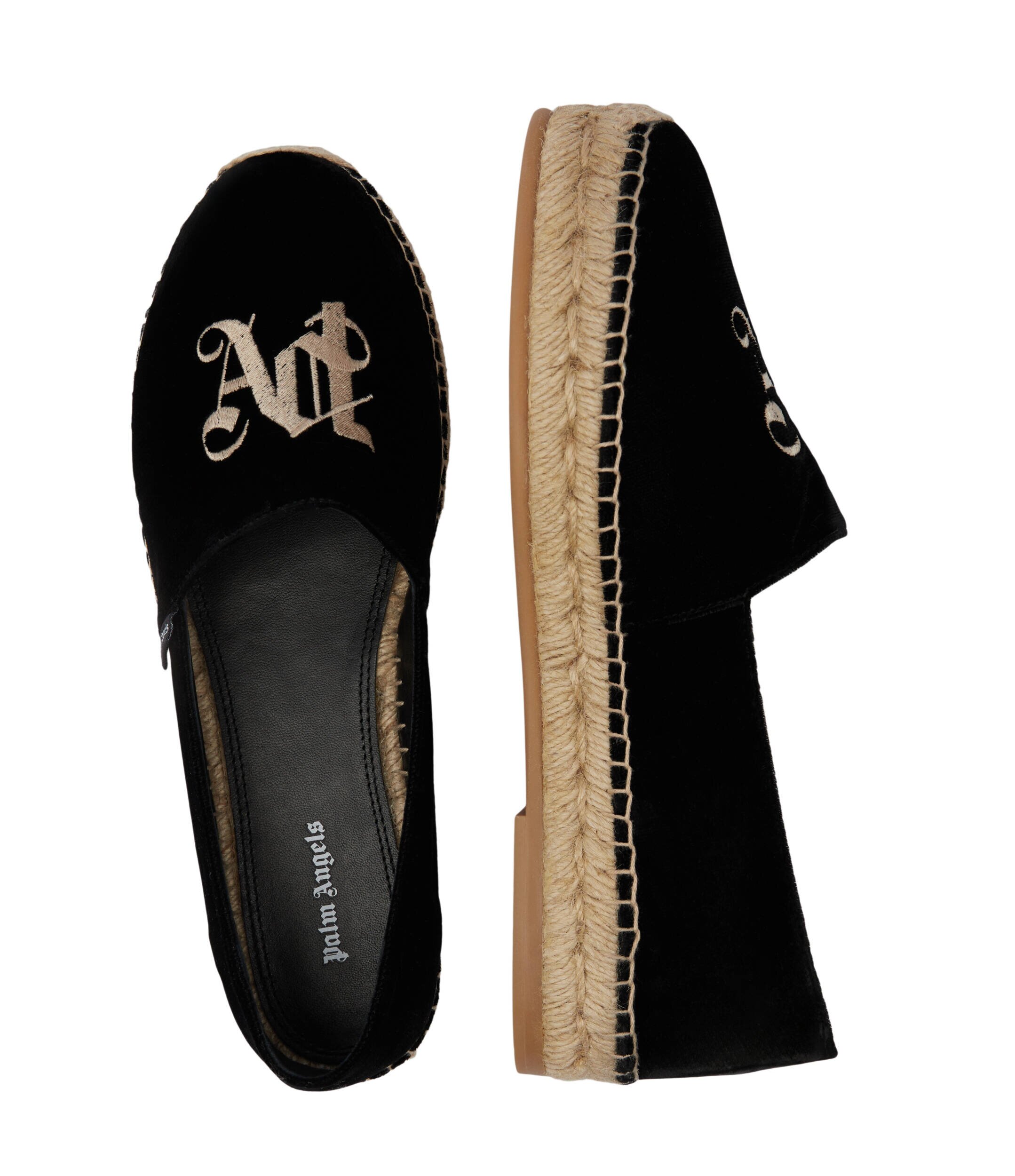 PALM ANGELS Espadrile cu adaos de piele