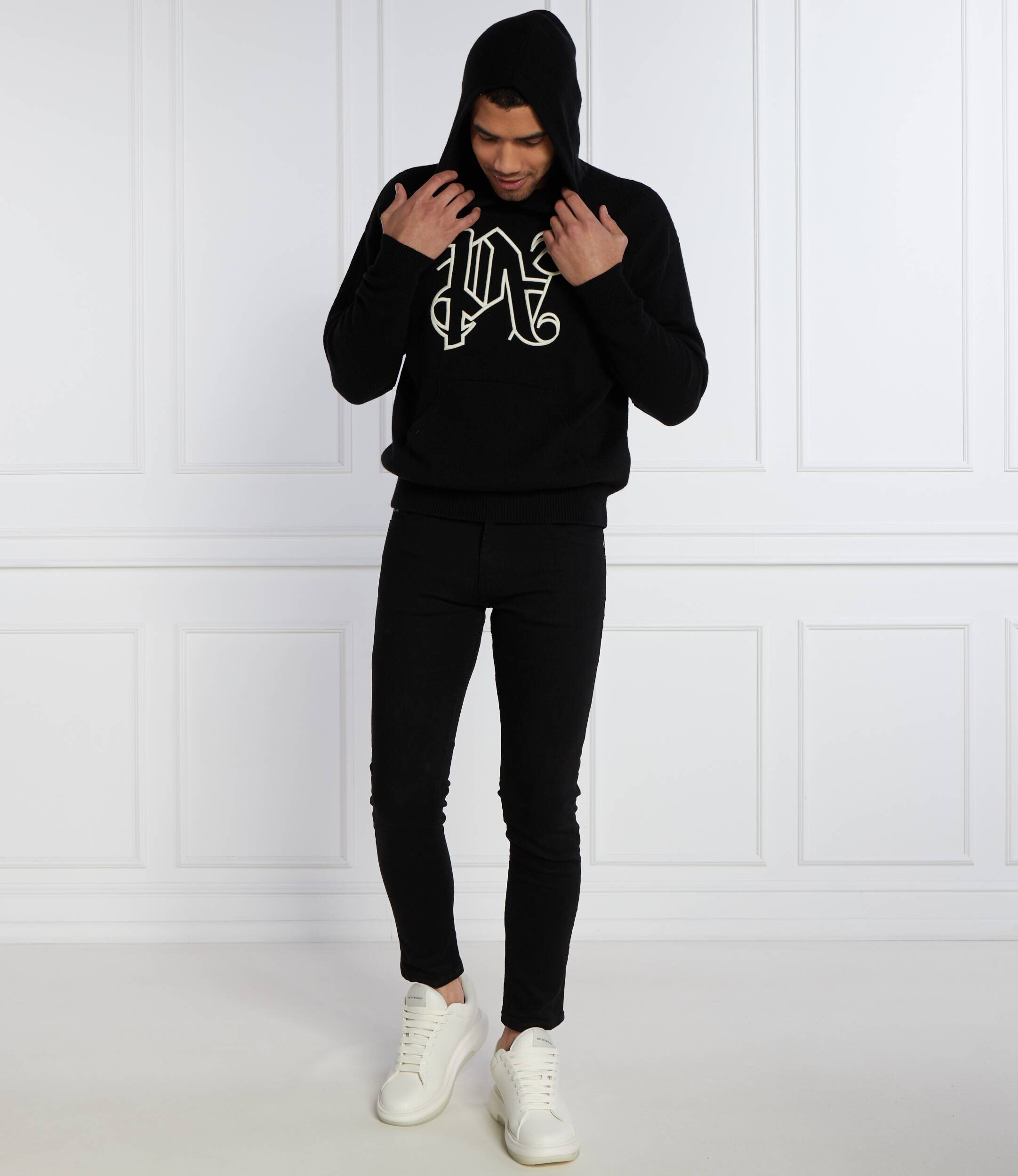 PALM ANGELS Pulover | Regular Fit cu adaos de lână și cașmir