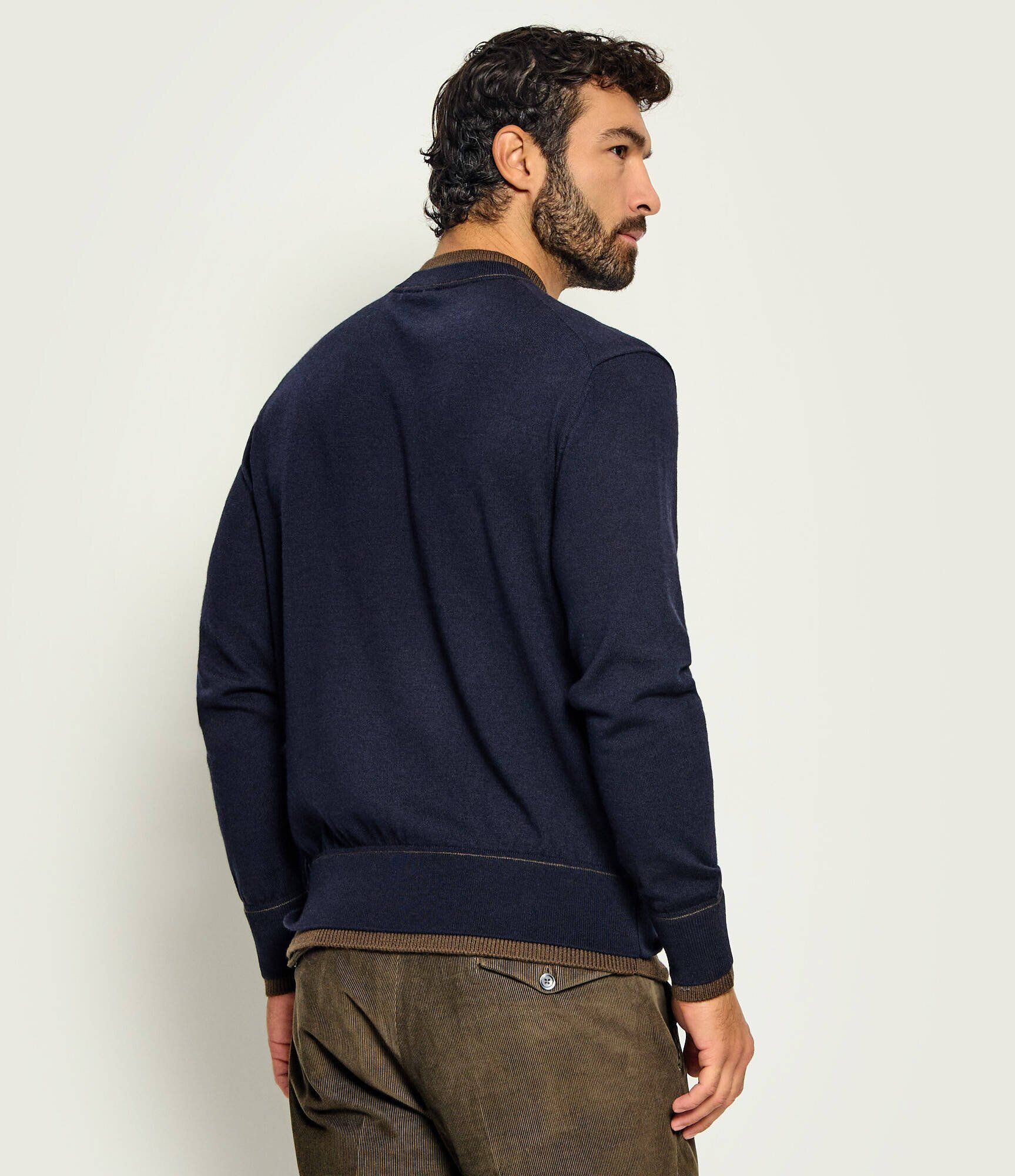 PAOLO PECORA De lână guler înalt | Slim Fit