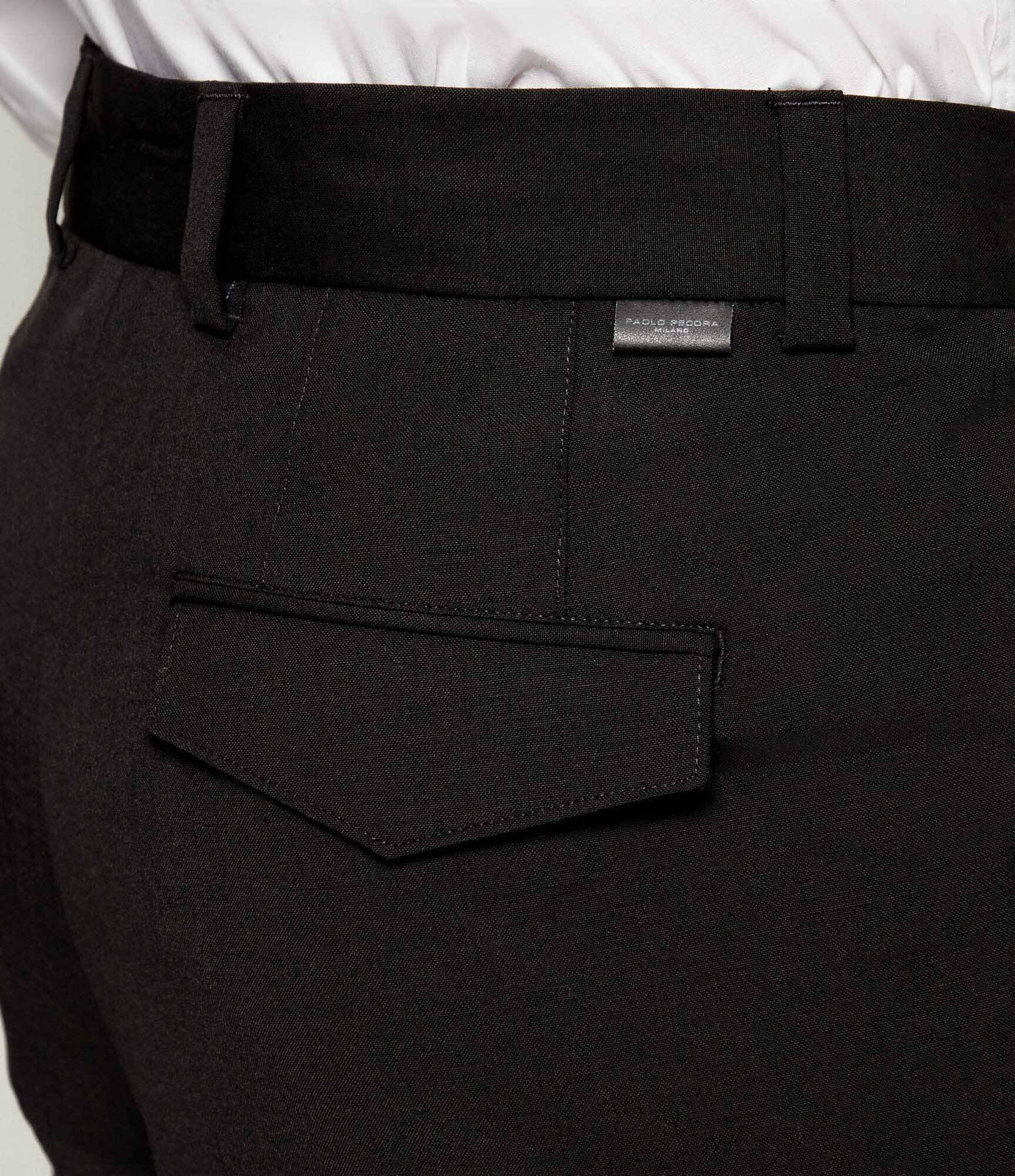 PAOLO PECORA Pantaloni | regular fit cu adaos de lână