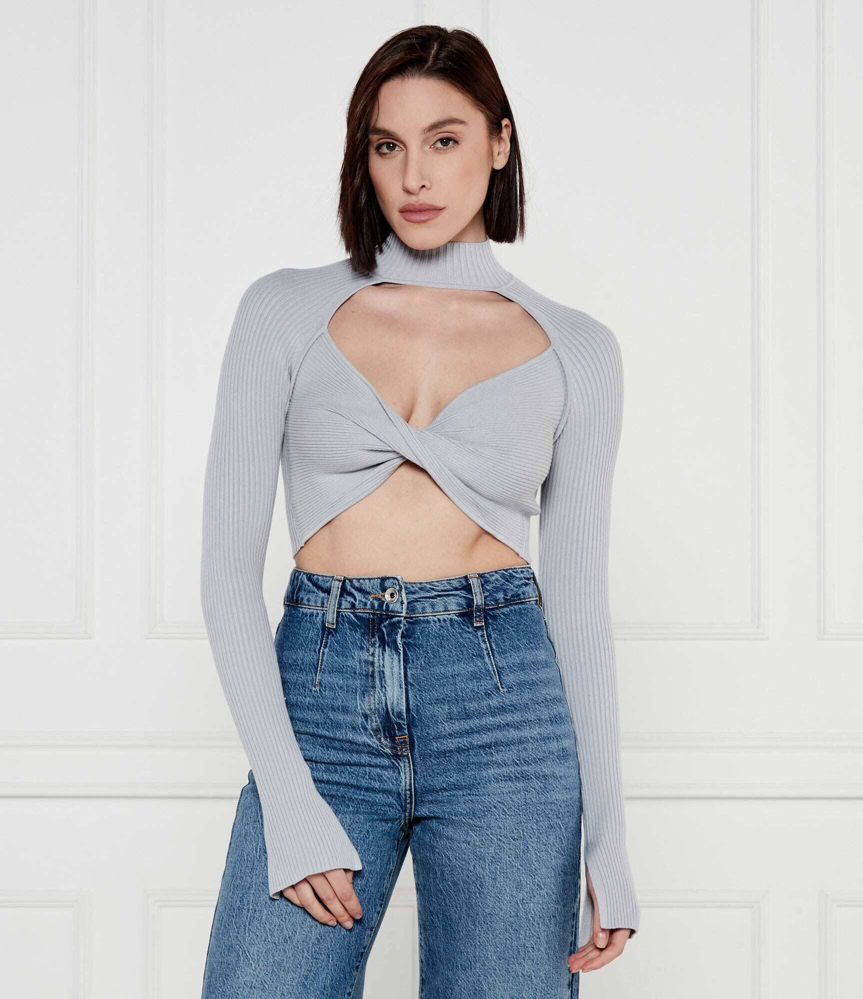 Patrizia Pepe Bluză 2 în 1 | Slim Fit