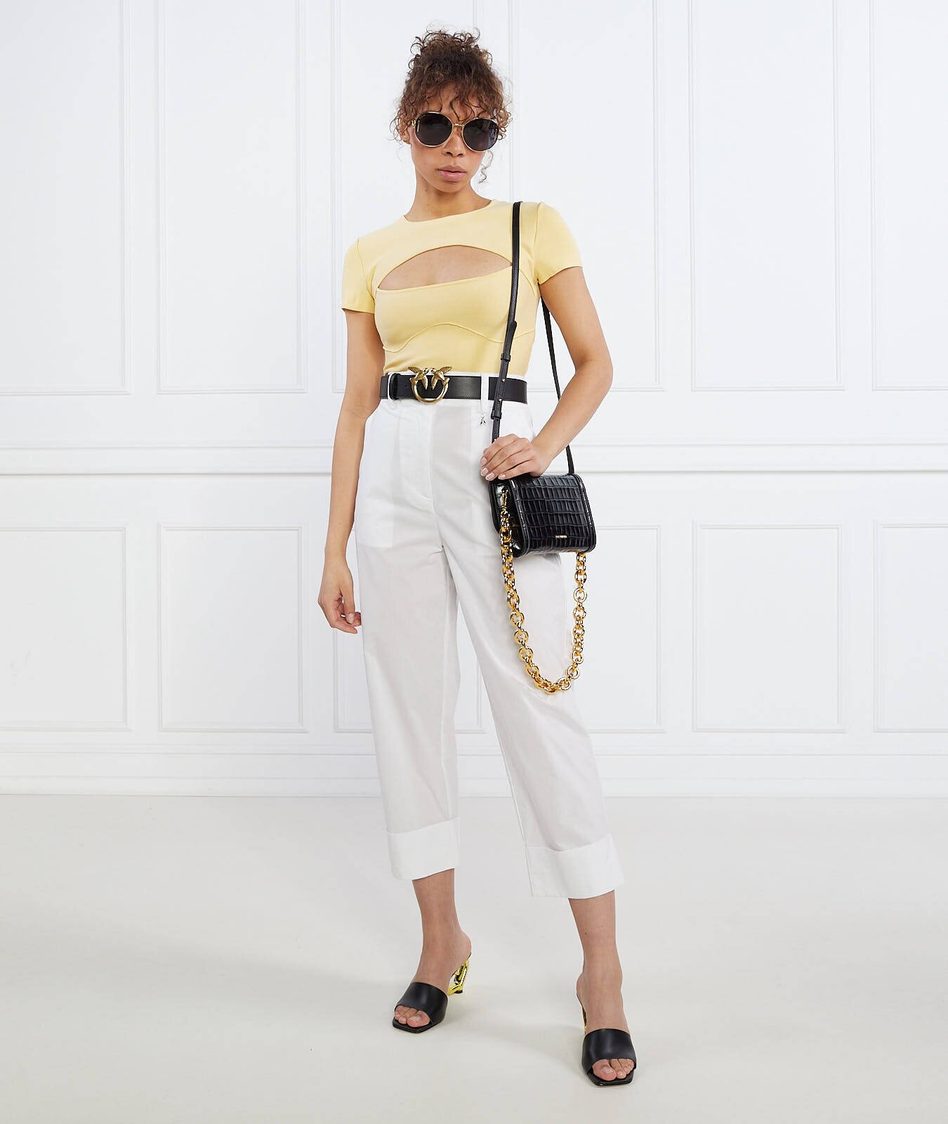 Patrizia Pepe Bluză MAGLIA/KNIT | Slim Fit
