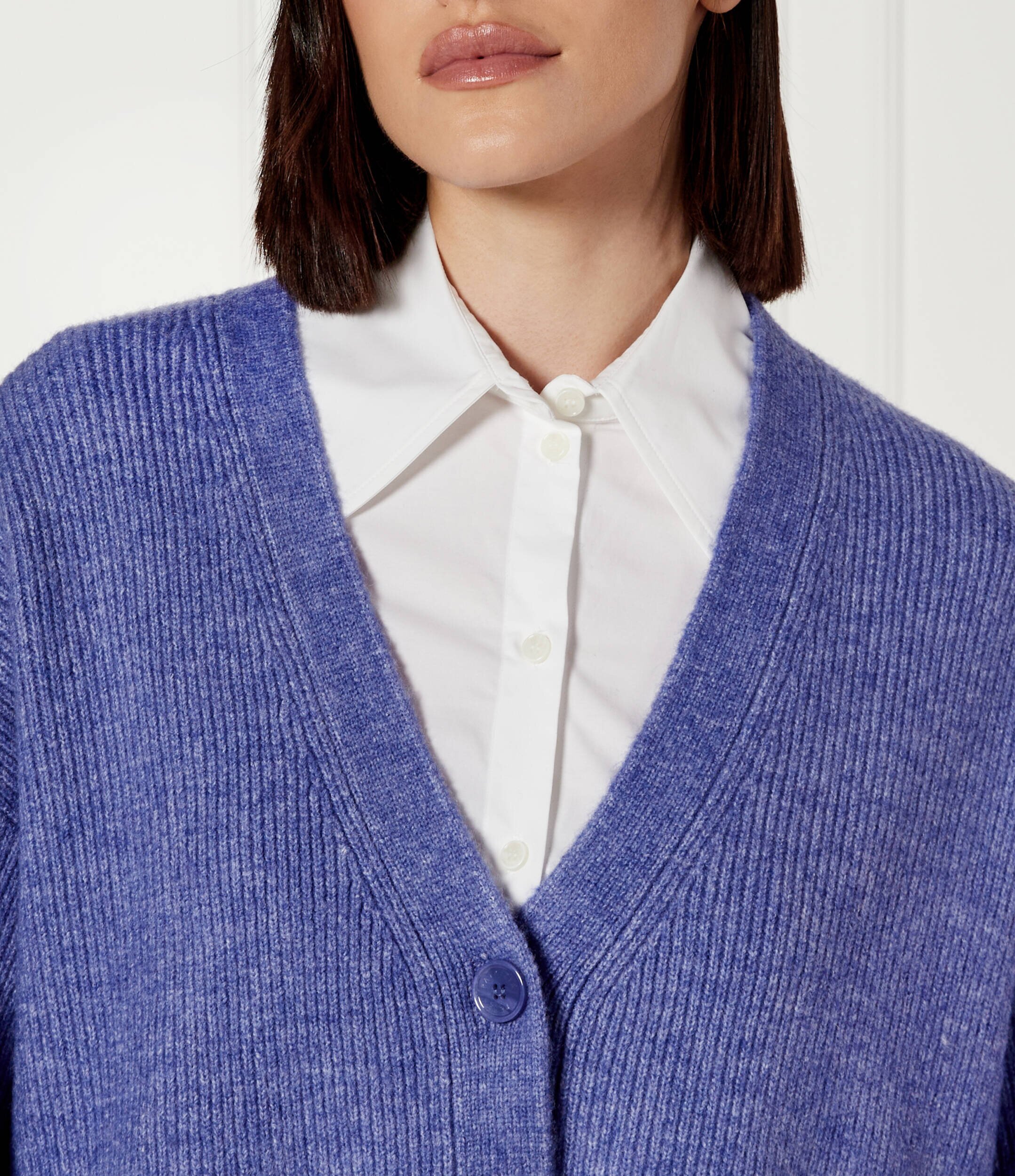 Patrizia Pepe Cardigan | Loose fit cu adaos de lână