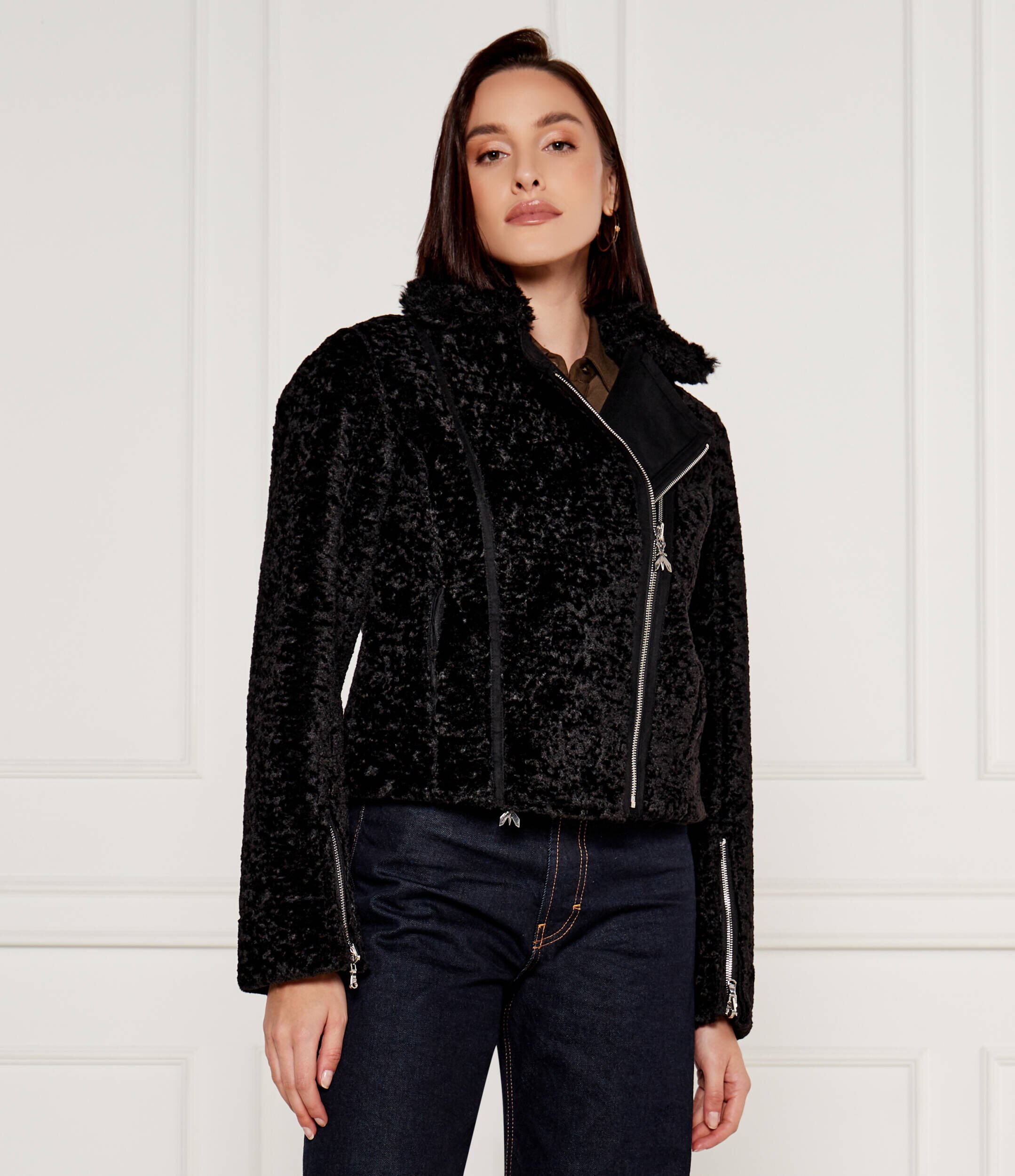 Patrizia Pepe Cu două fețe geacă | Cropped Fit