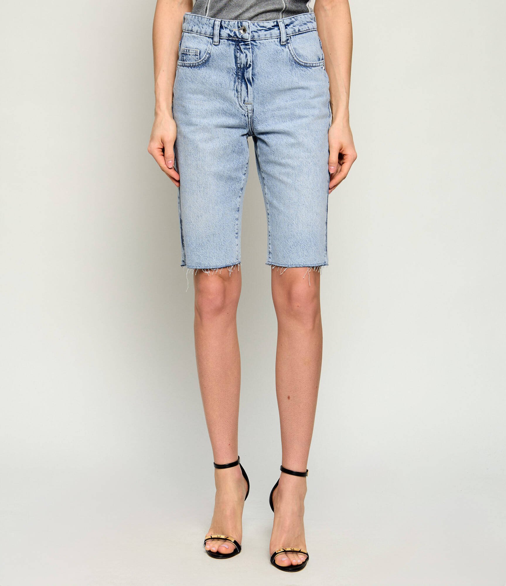 Patrizia Pepe De blugi pantaloni scurți | Slim Fit