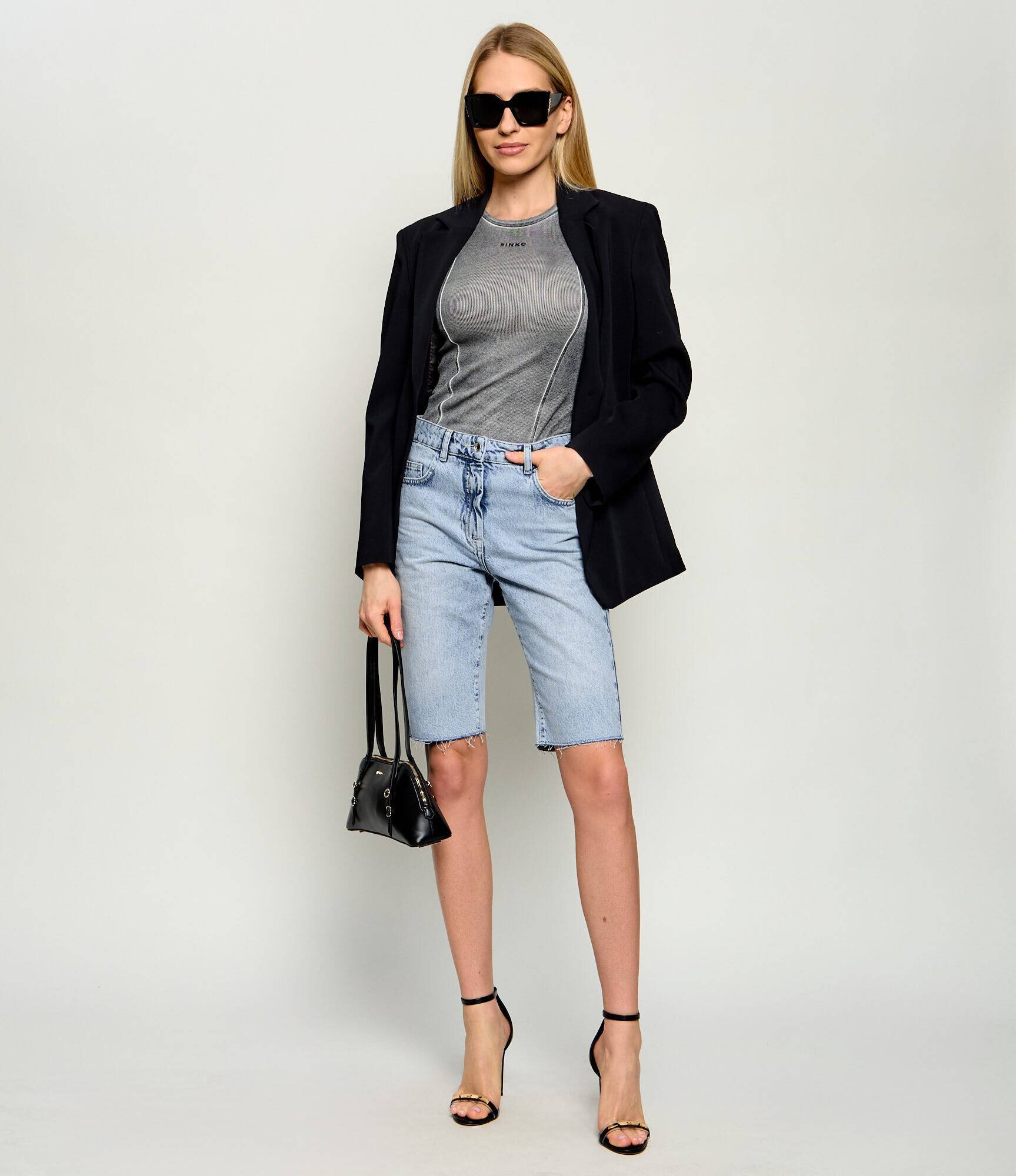 Patrizia Pepe De blugi pantaloni scurți | Slim Fit
