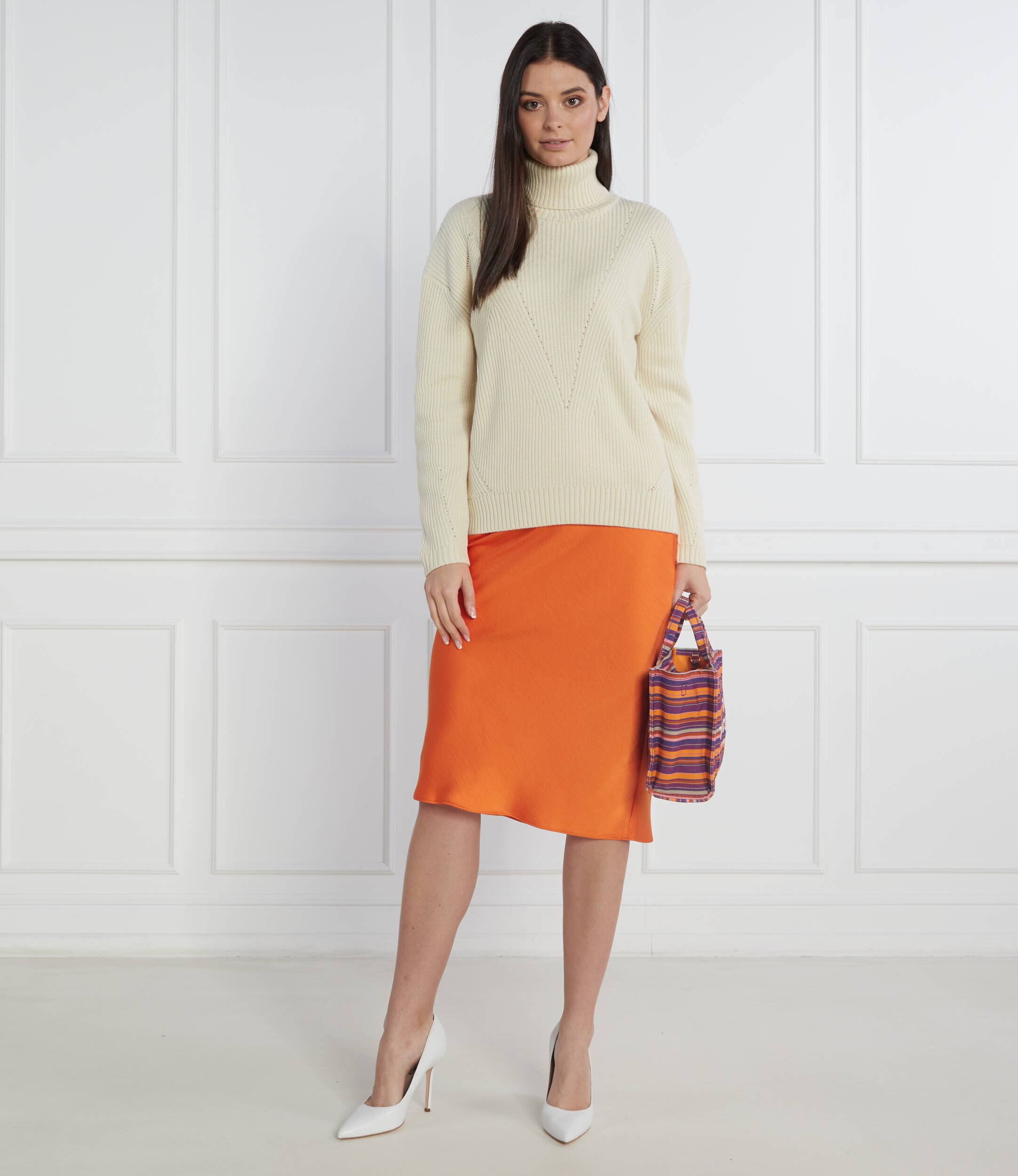 Patrizia Pepe de lână maletă | regular fit
