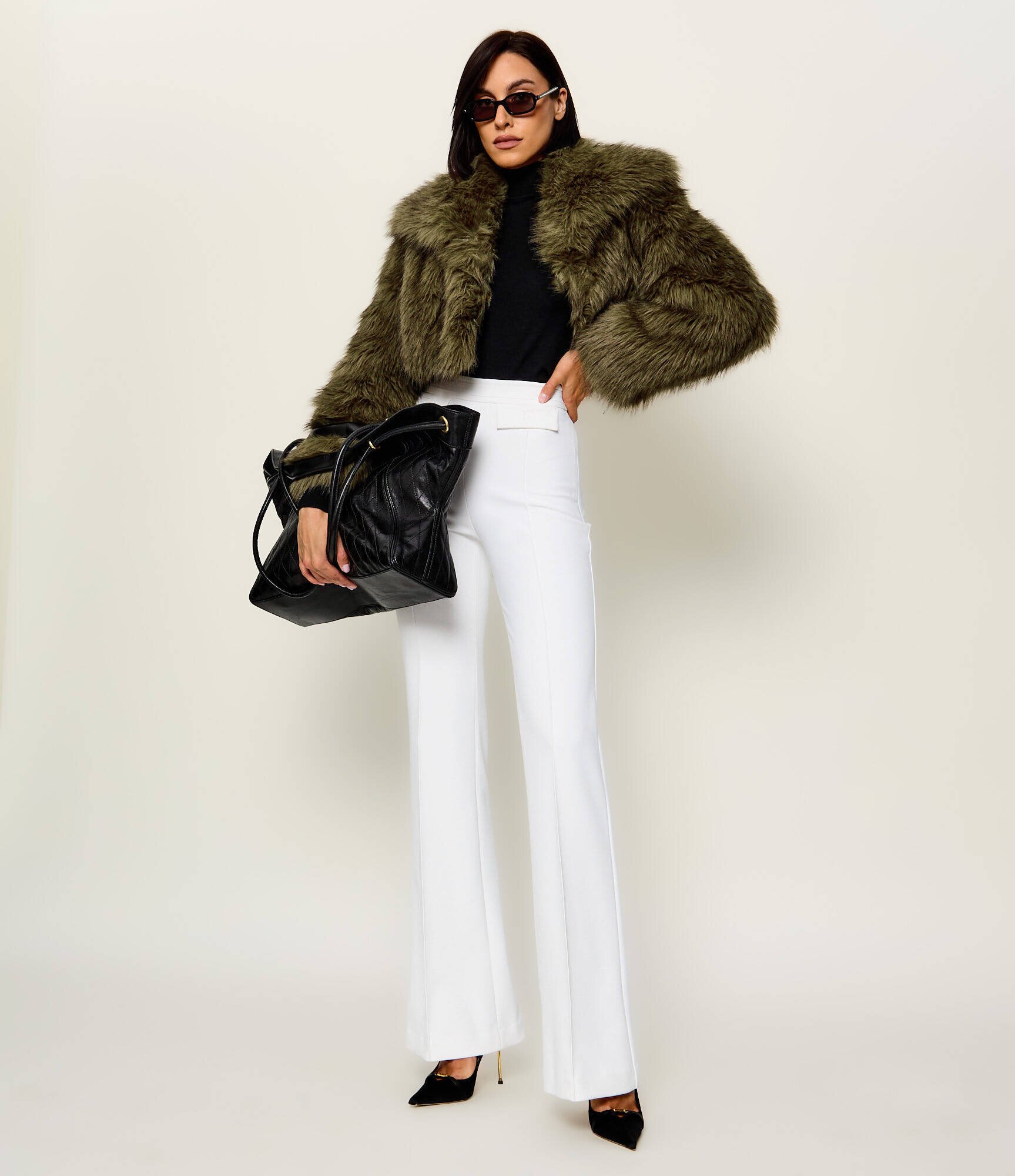 Patrizia Pepe De lână maletă | Slim Fit
