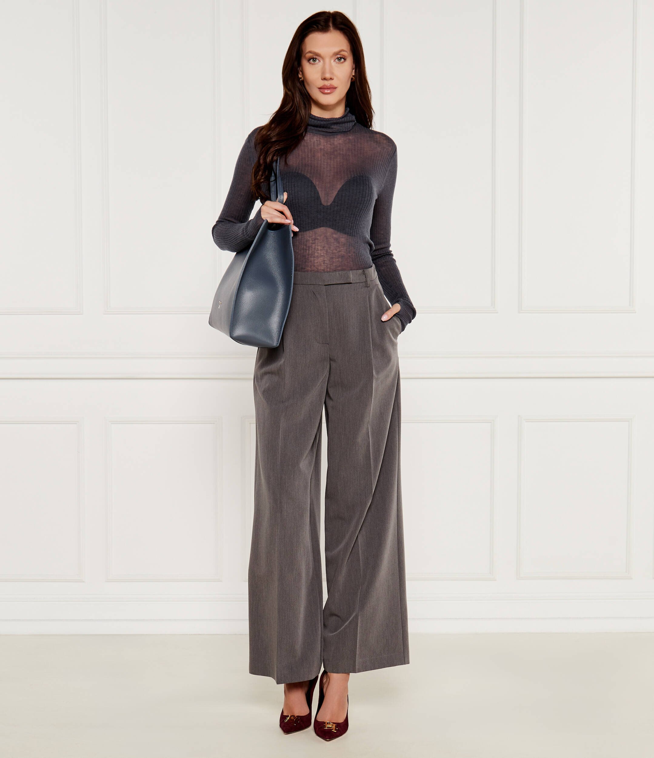 Patrizia Pepe De lână maletă | Slim Fit