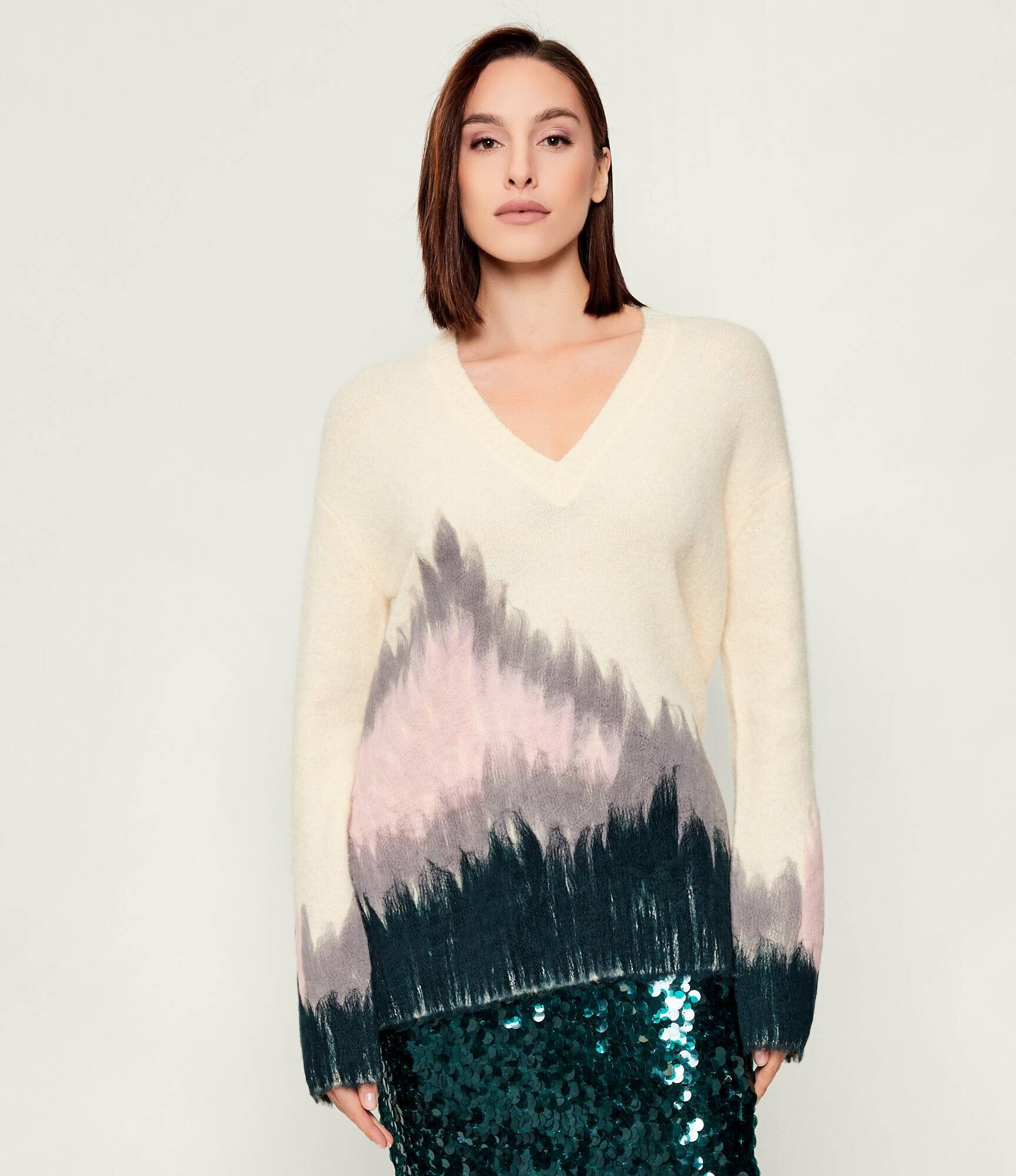 Patrizia Pepe De lână pulover | Oversize fit