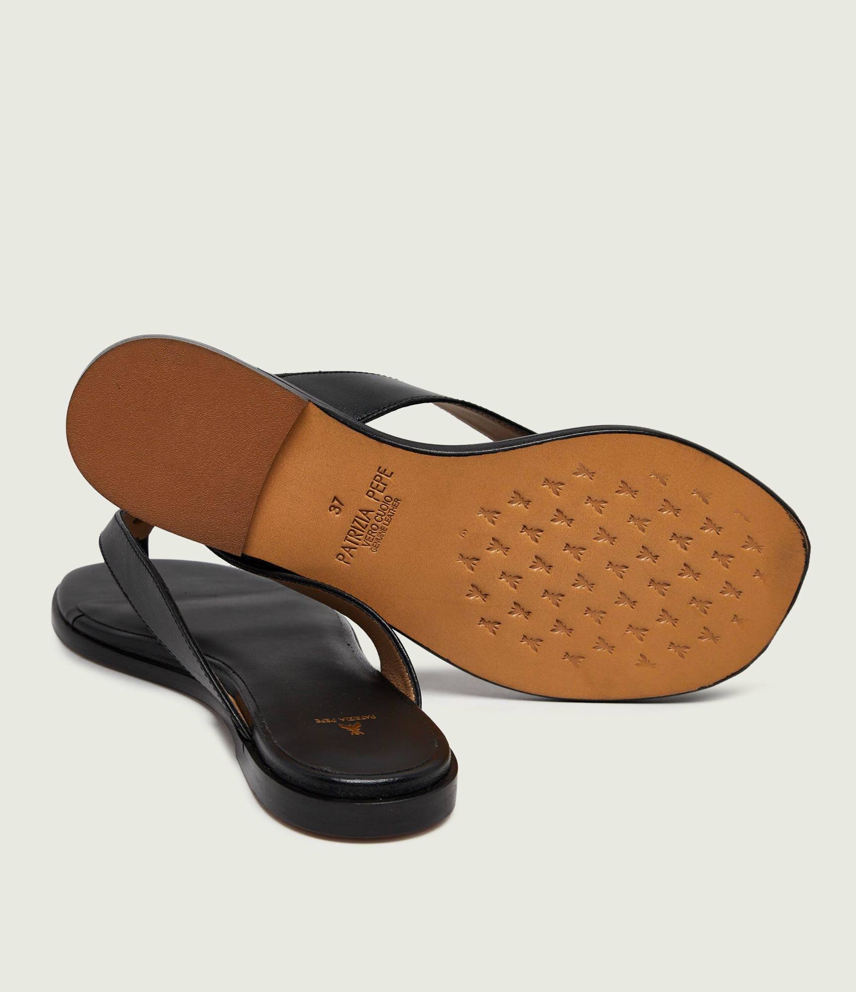 Patrizia Pepe De piele flip flops