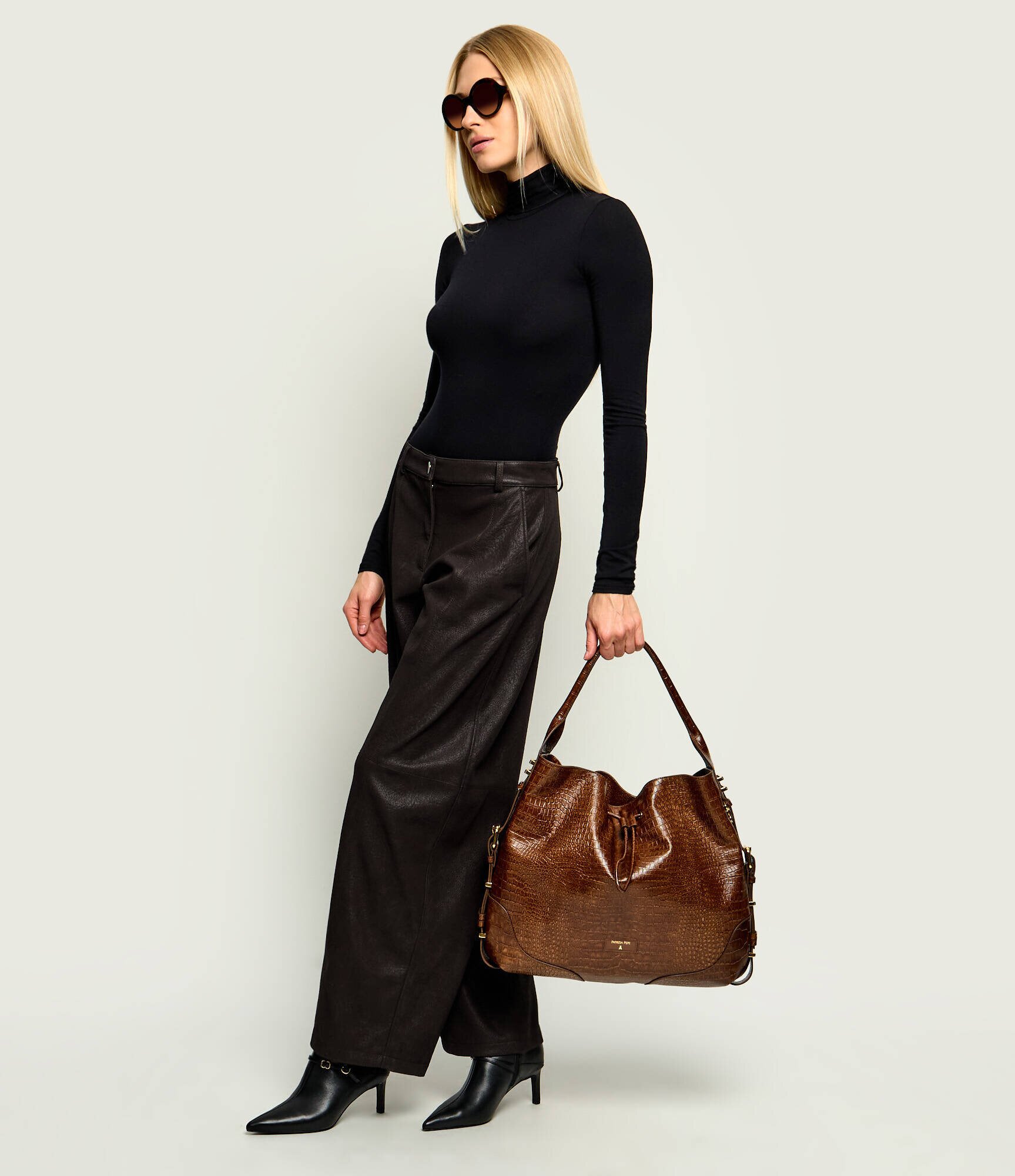 Patrizia Pepe De piele geantă shopper