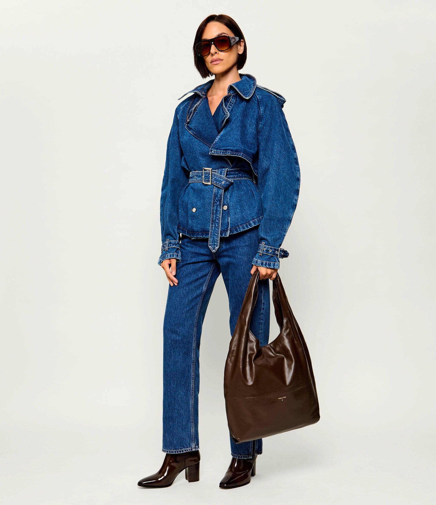 Patrizia Pepe De piele geantă shopper