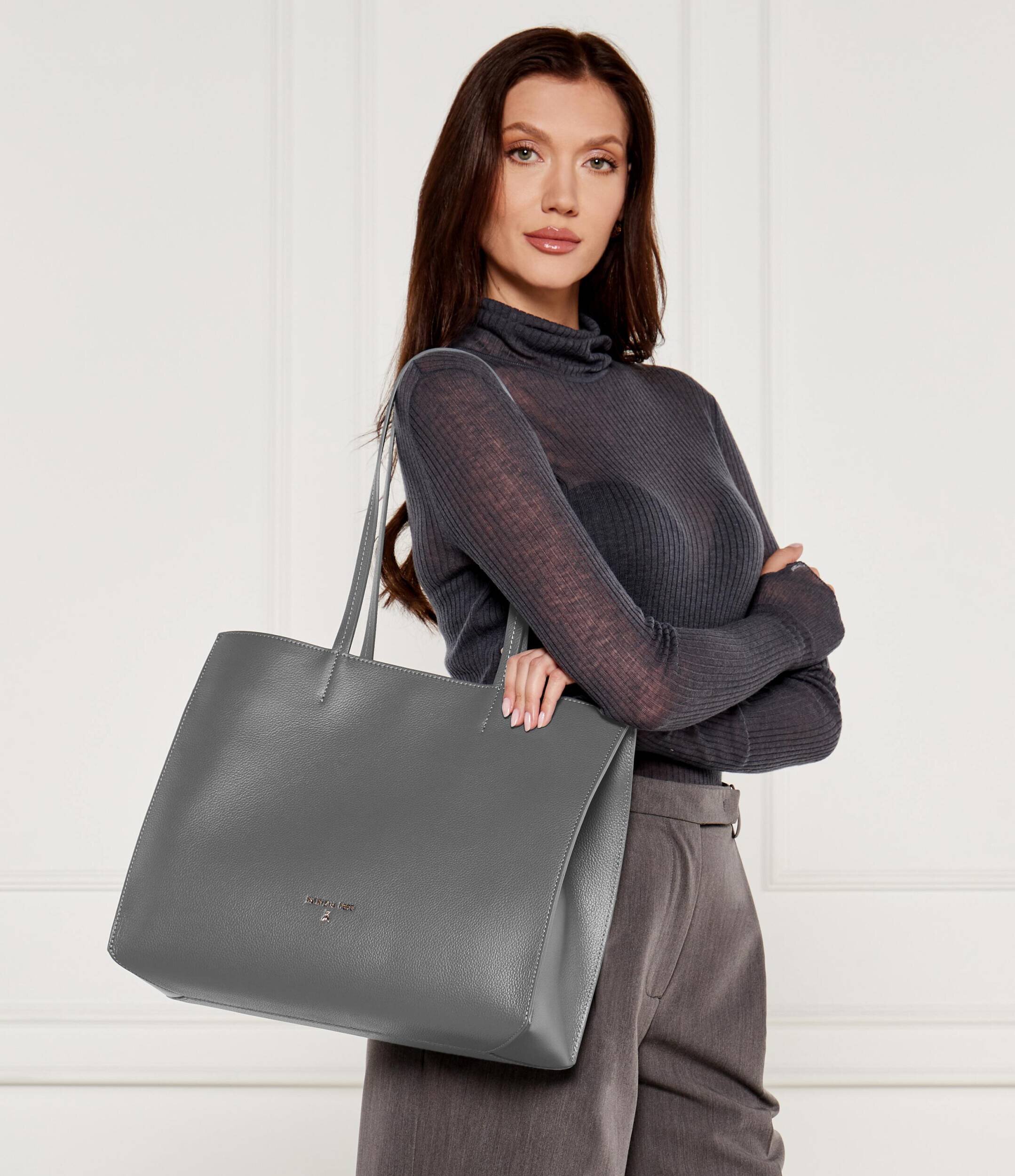 Patrizia Pepe De piele geantă shopper
