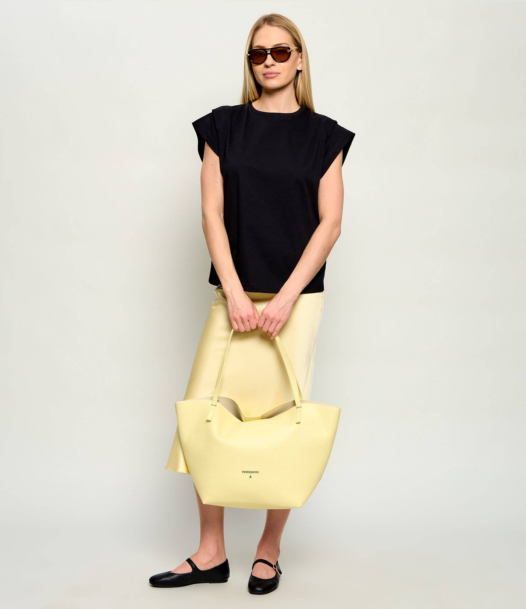 Patrizia Pepe De piele geantă shopper + borsetă