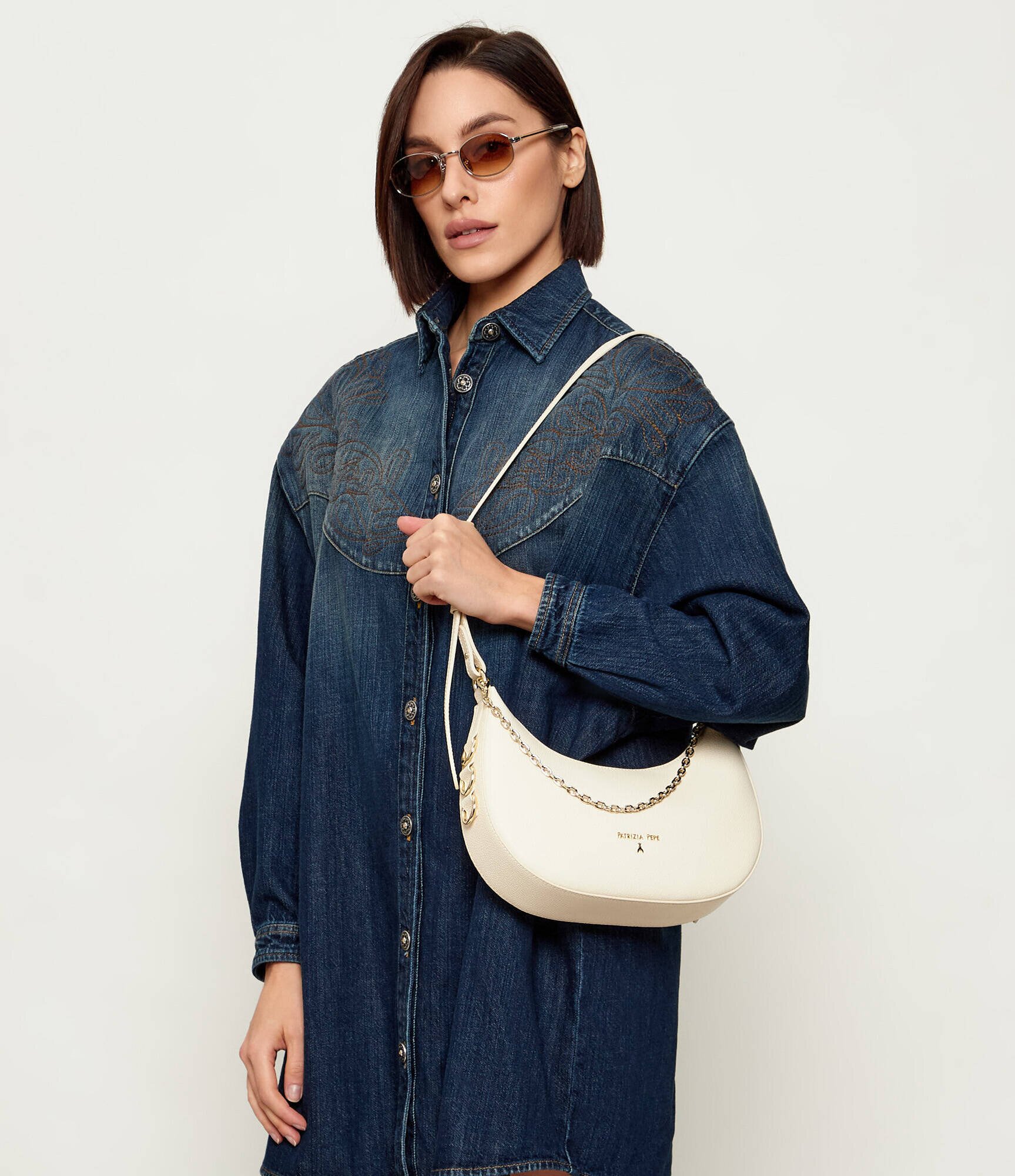 Patrizia Pepe De piele hobo