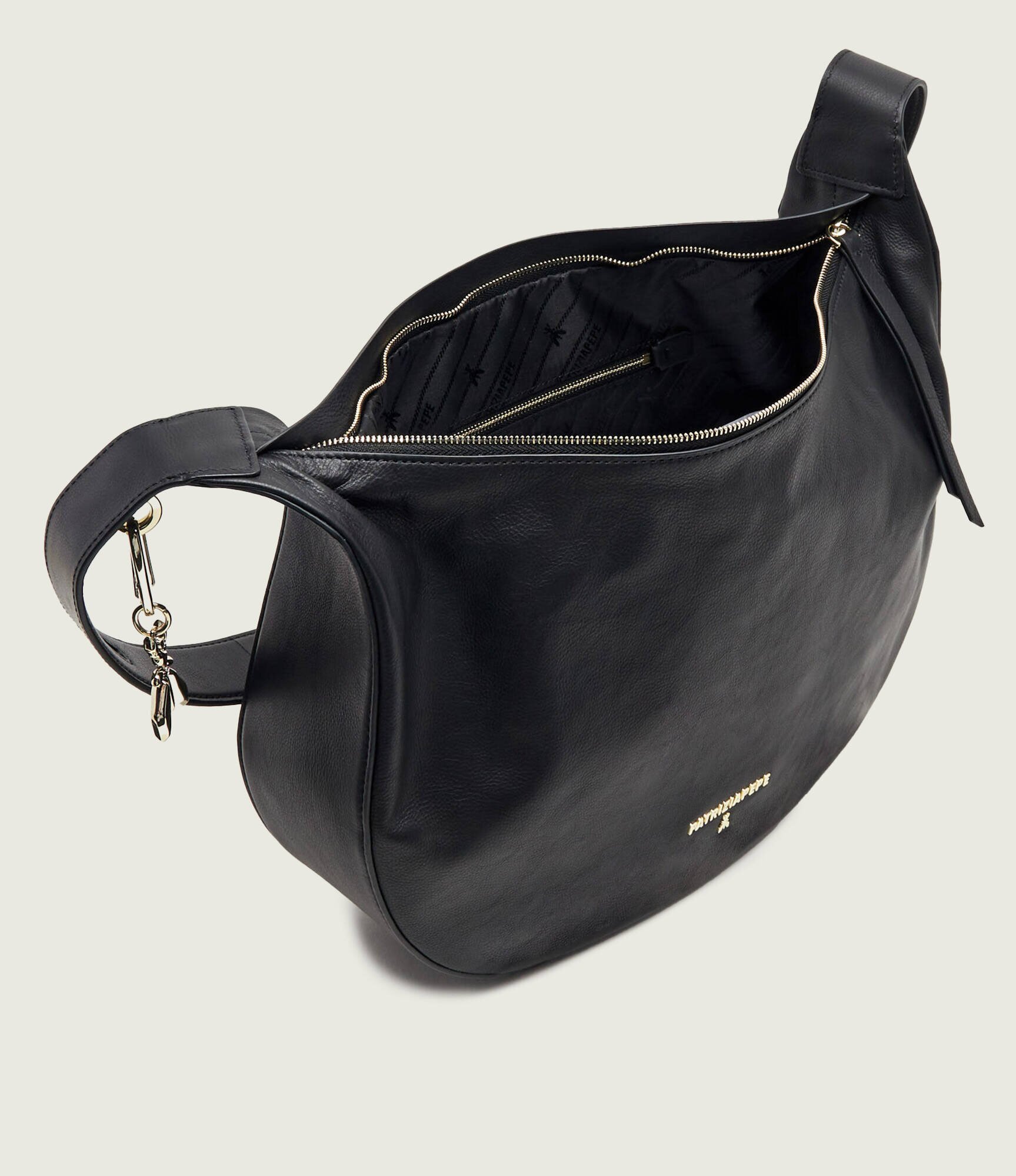 Patrizia Pepe De piele hobo New Moon