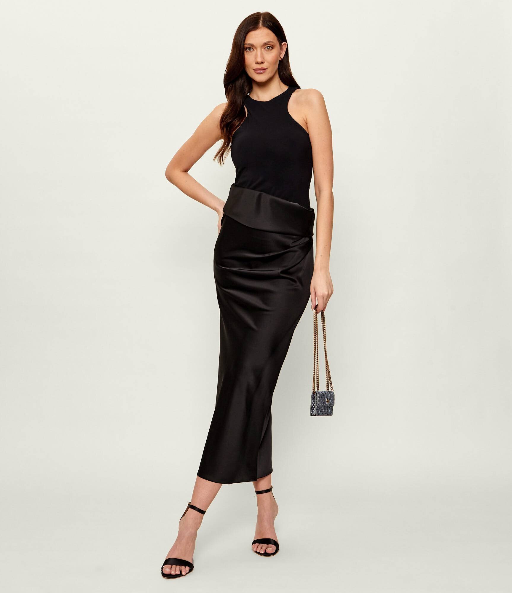 Patrizia Pepe De satin rochie
