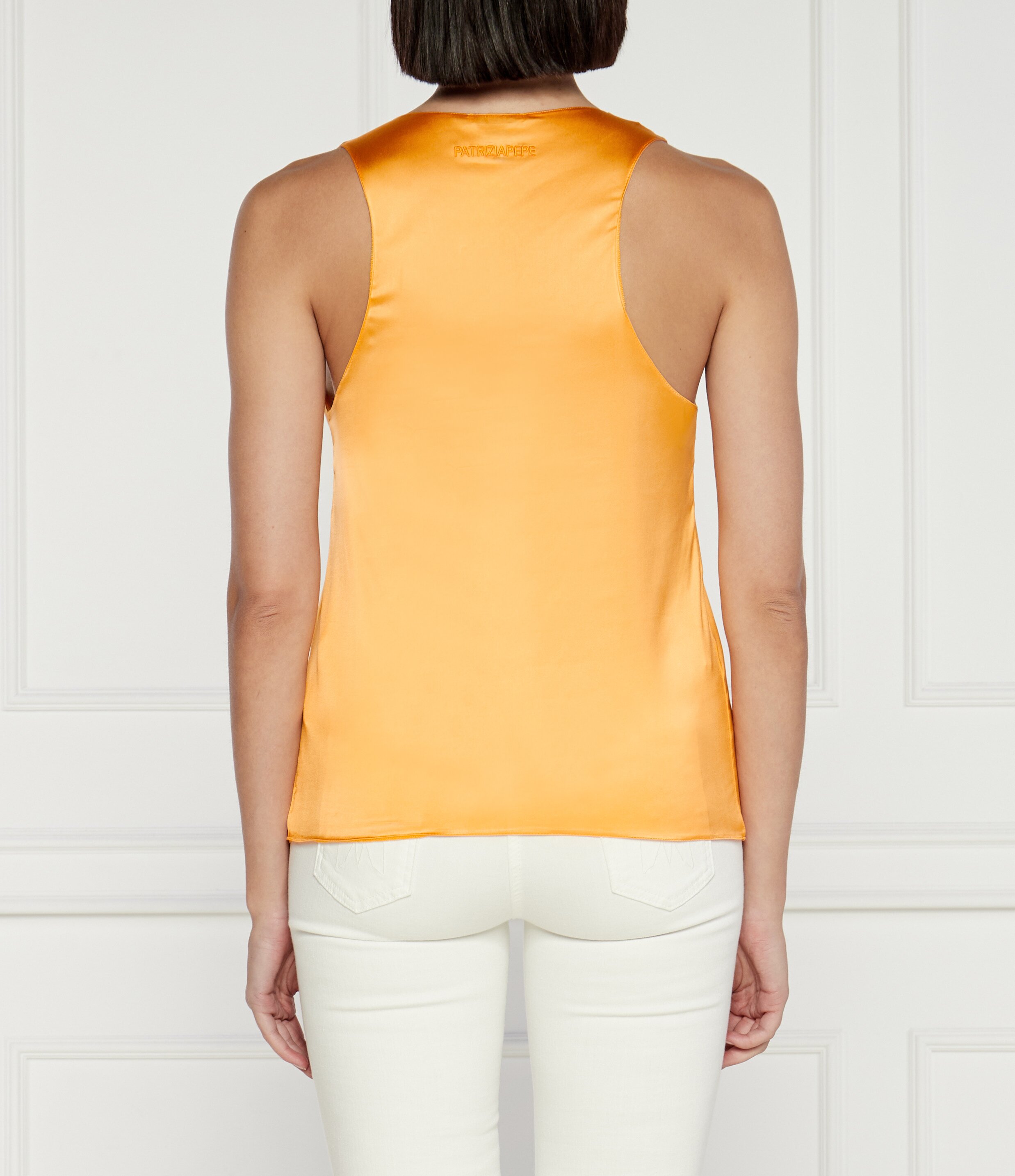 Patrizia Pepe De satin top | Regular Fit