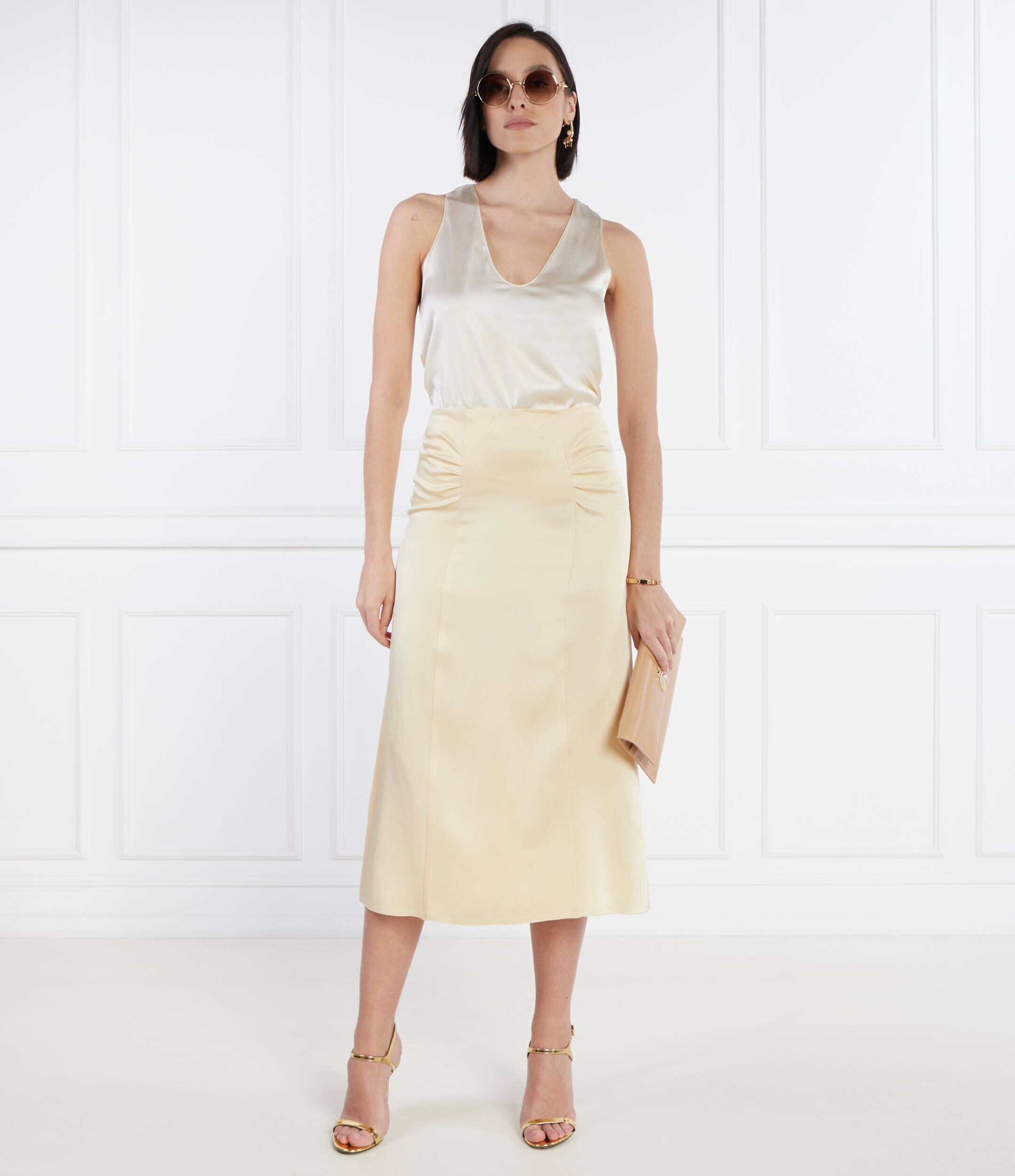 Patrizia Pepe De satin top | Regular Fit