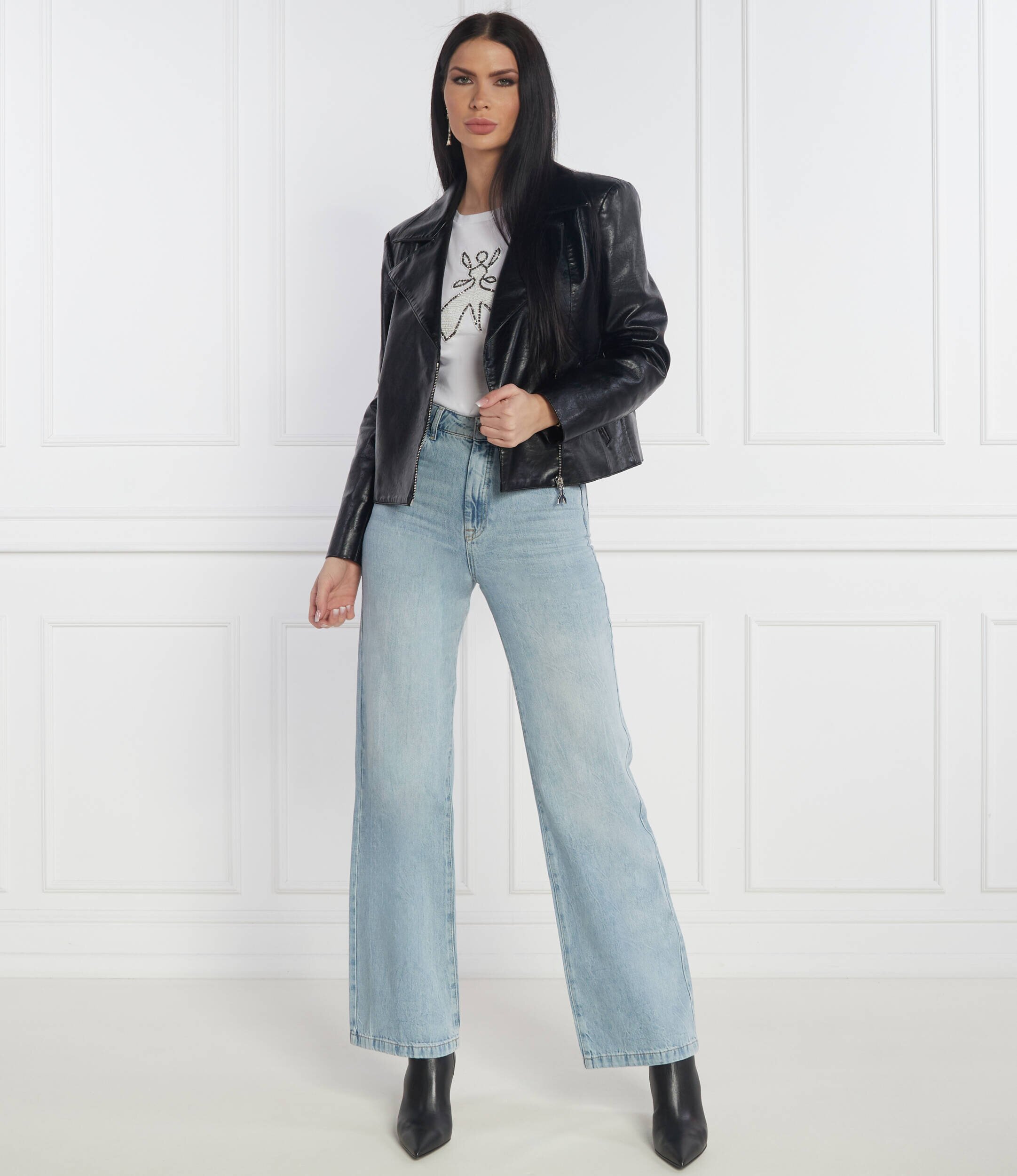 Patrizia Pepe Geacă de piele | Regular Fit