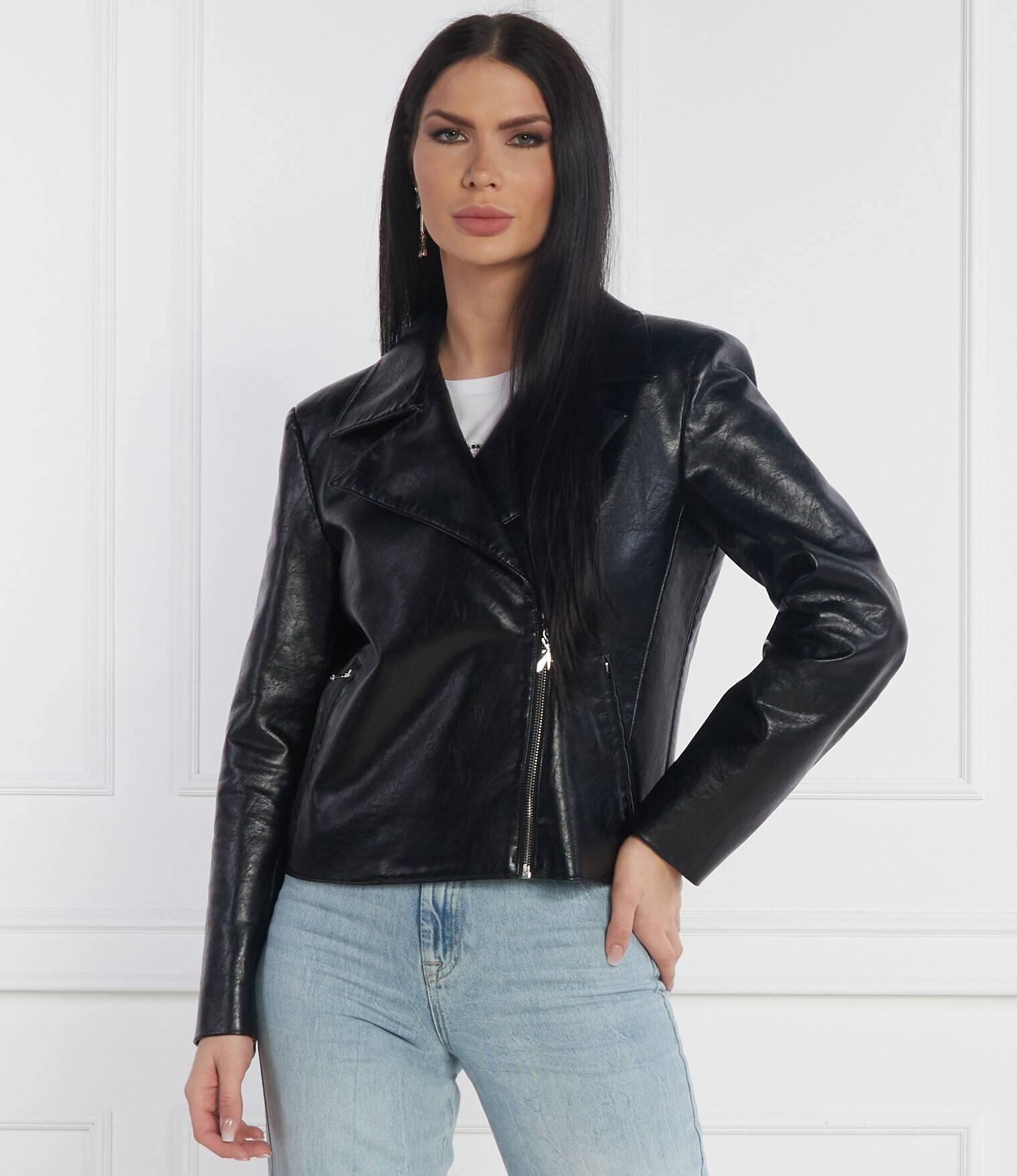 Patrizia Pepe Geacă de piele | Regular Fit