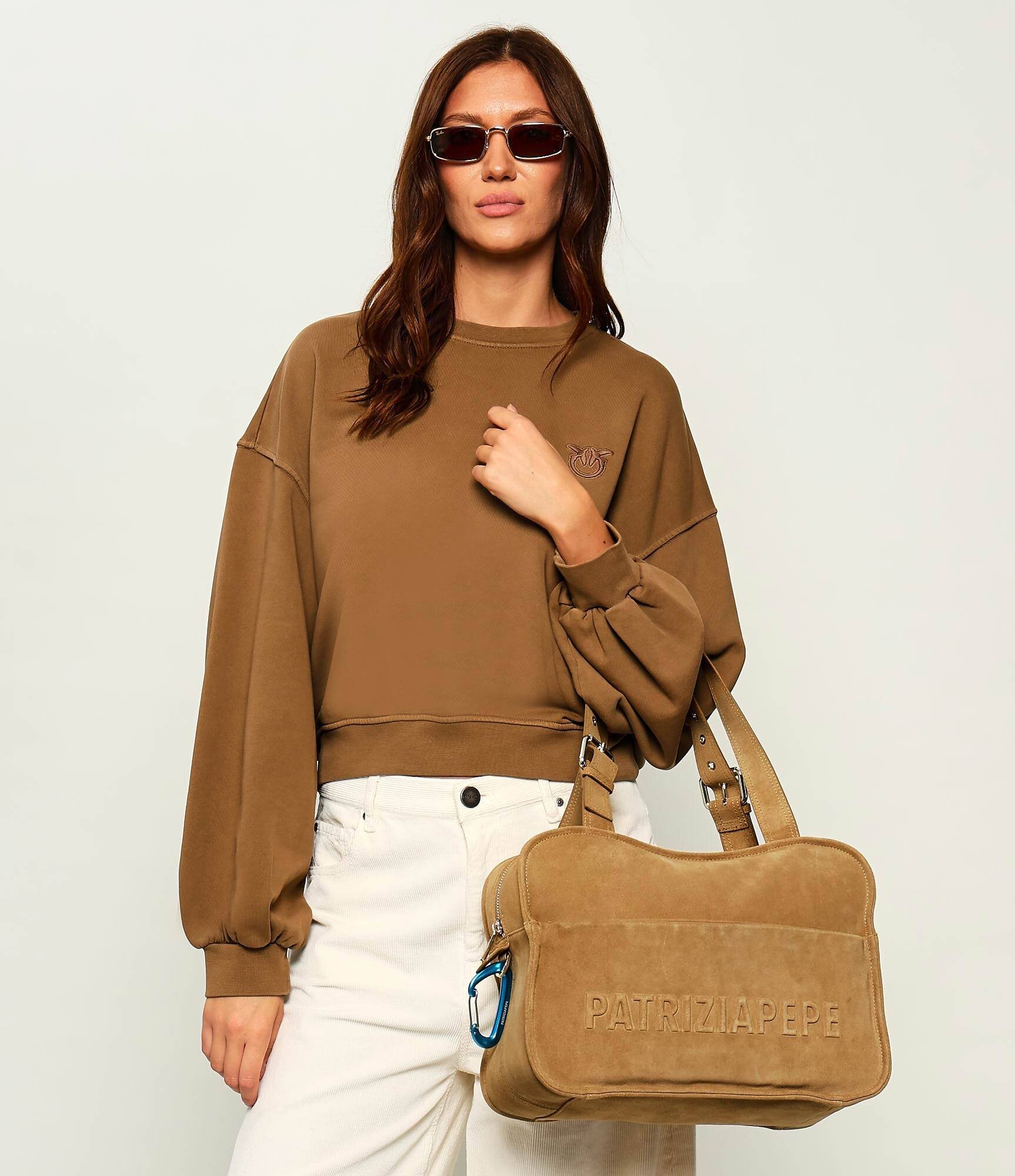 Patrizia Pepe Geantă shopper | piele întoarsă