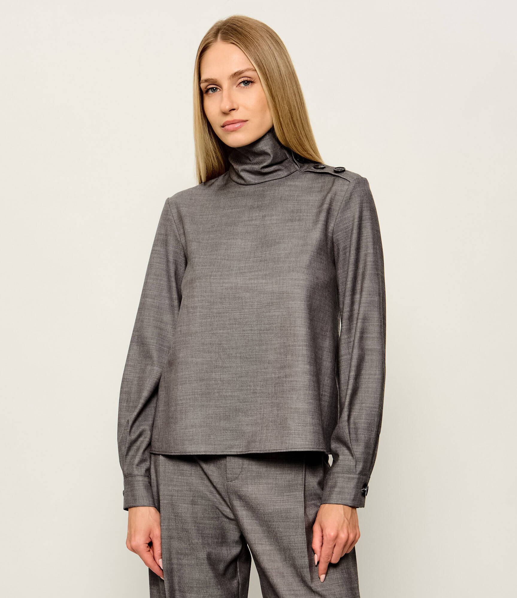 Patrizia Pepe Guler înalt | Relaxed fit